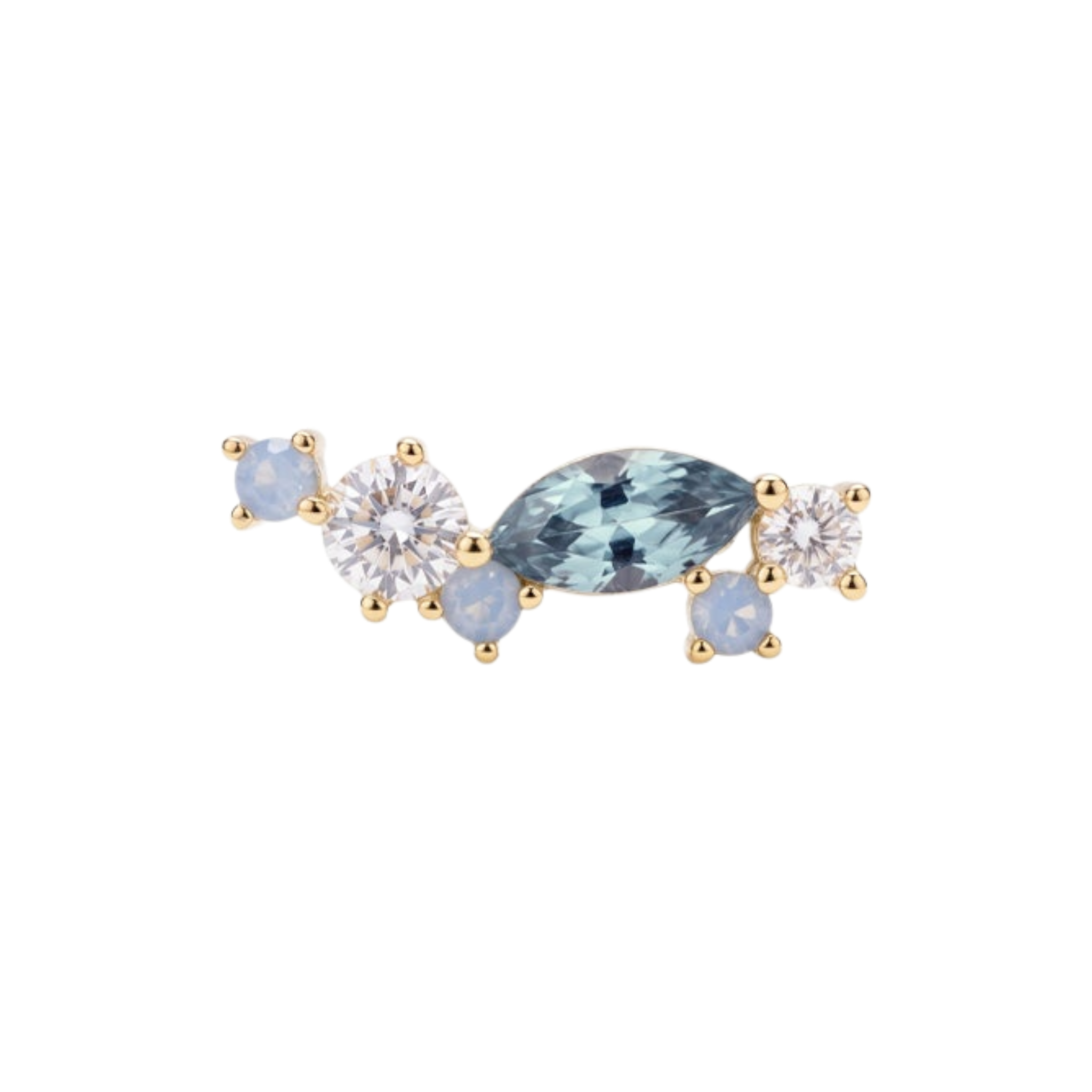 Orecchino Amabile | Aquamarine