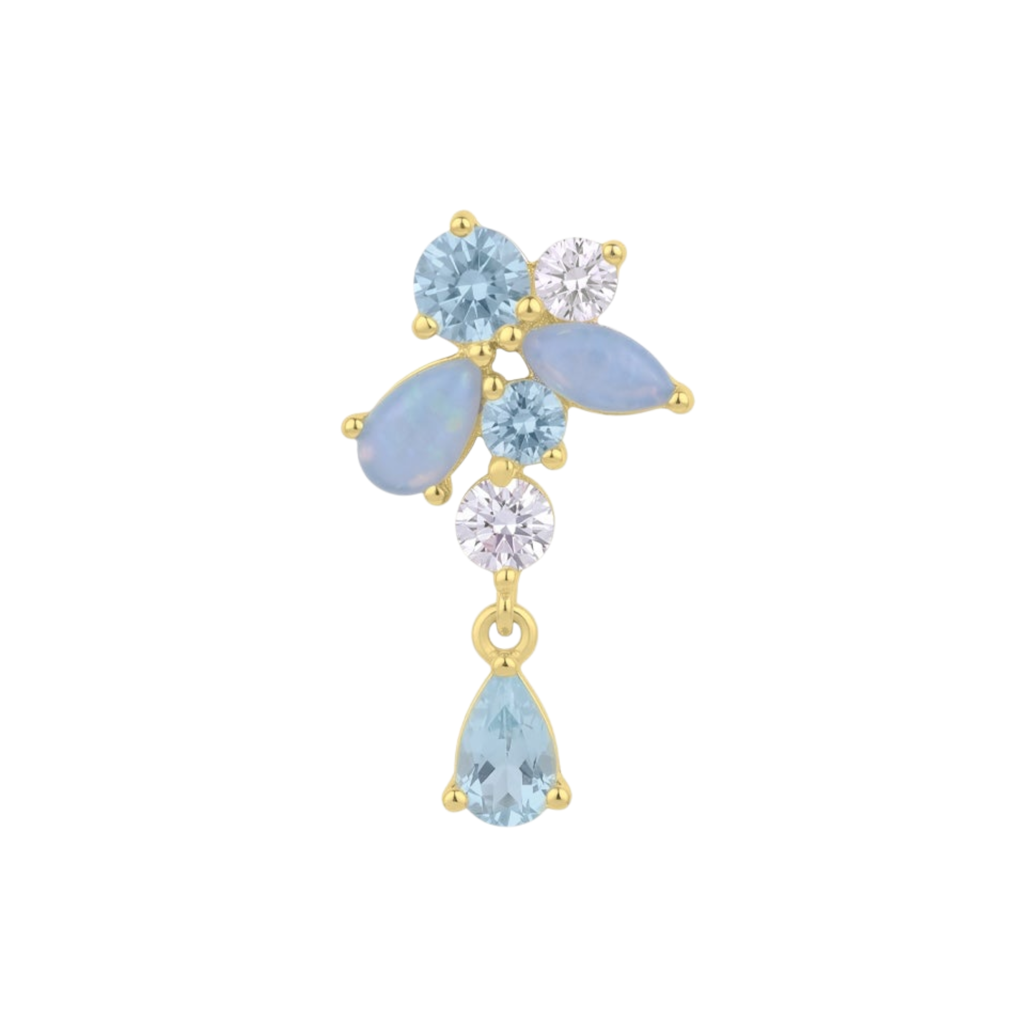 Orecchino Amabile | Pendente Aquamarine