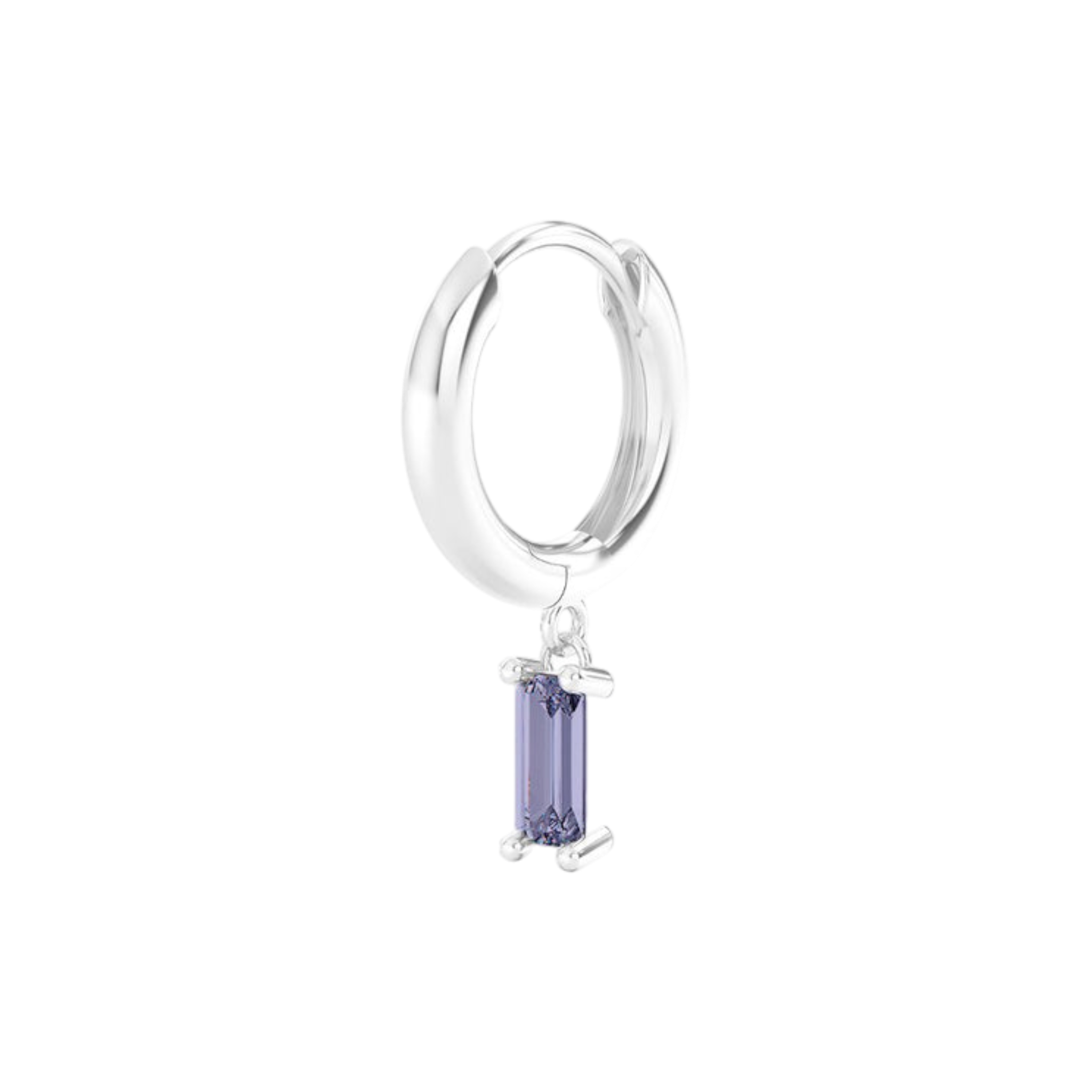 Orecchino Amabile | Hoop Baguette