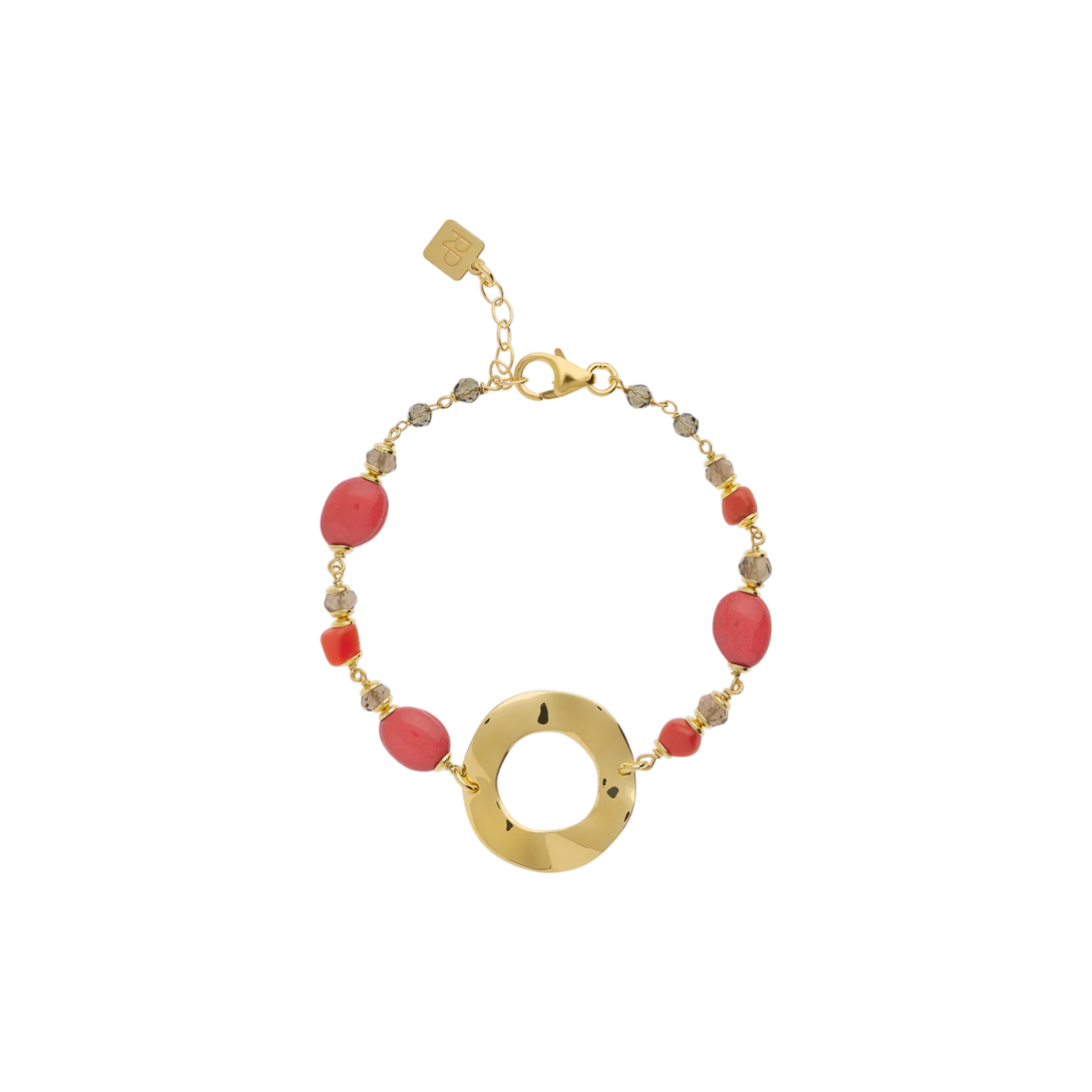ROSSOPREZIOSO Bracciale Rosso Prezioso | Halo con argento