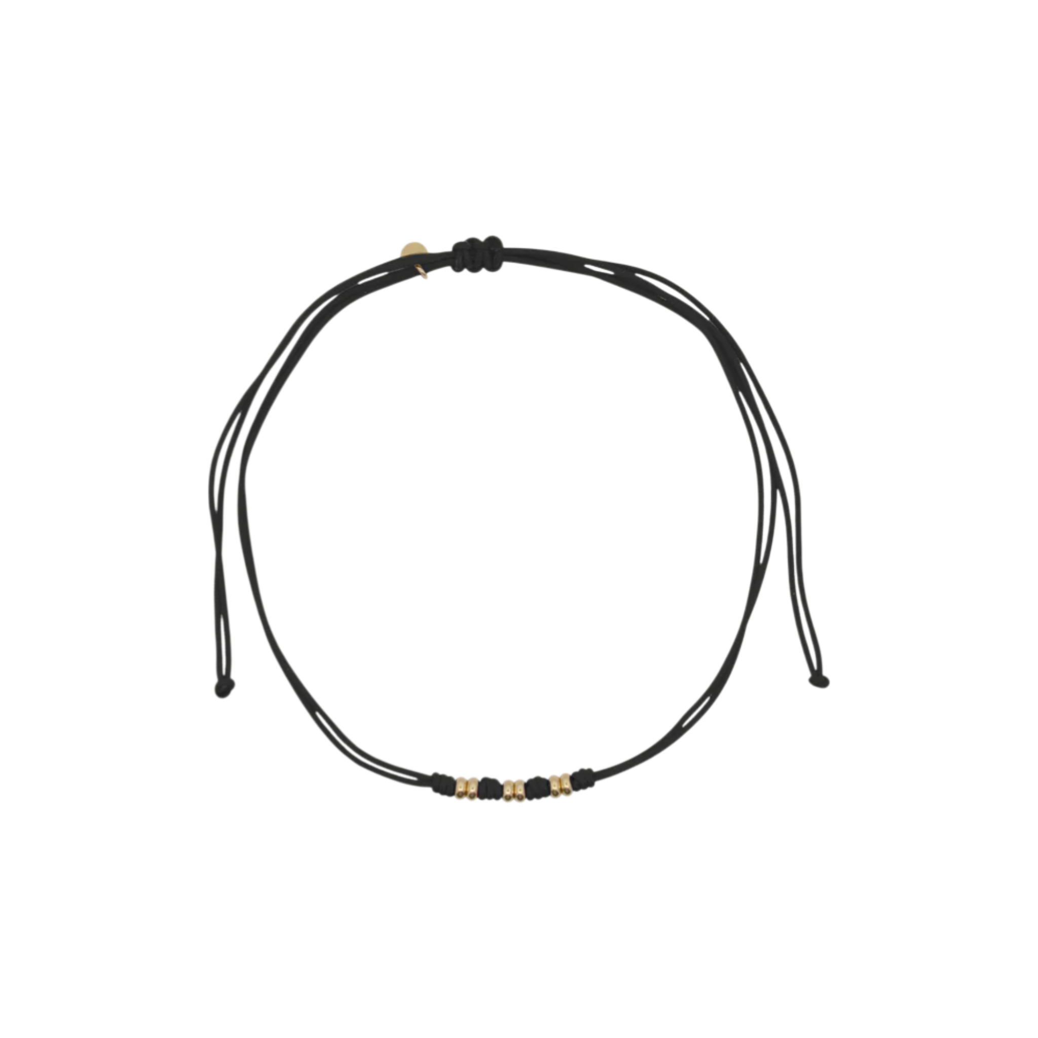 Collana Rue des Mille | Girocollo Soft Cord Rondelle · Charm Bar