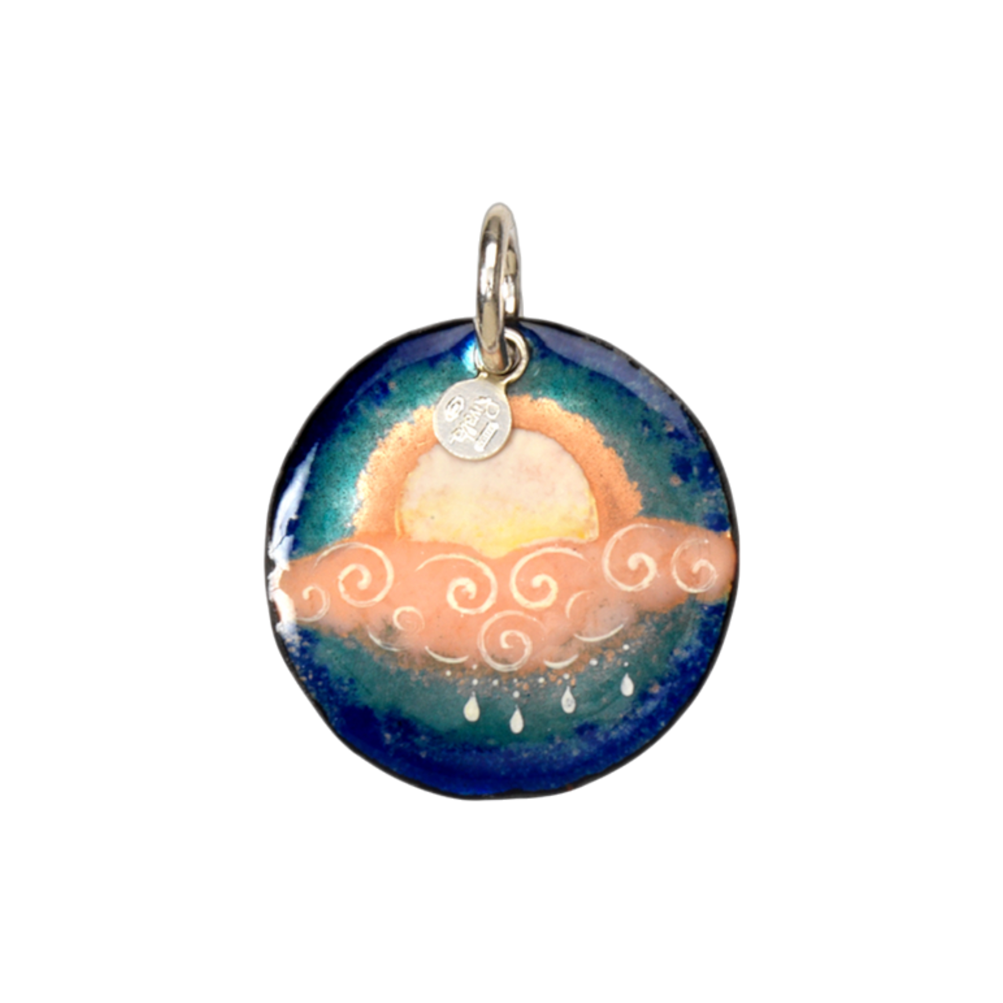 GABRIELLA RIVALTA Plenilunio in Dipinto a mano