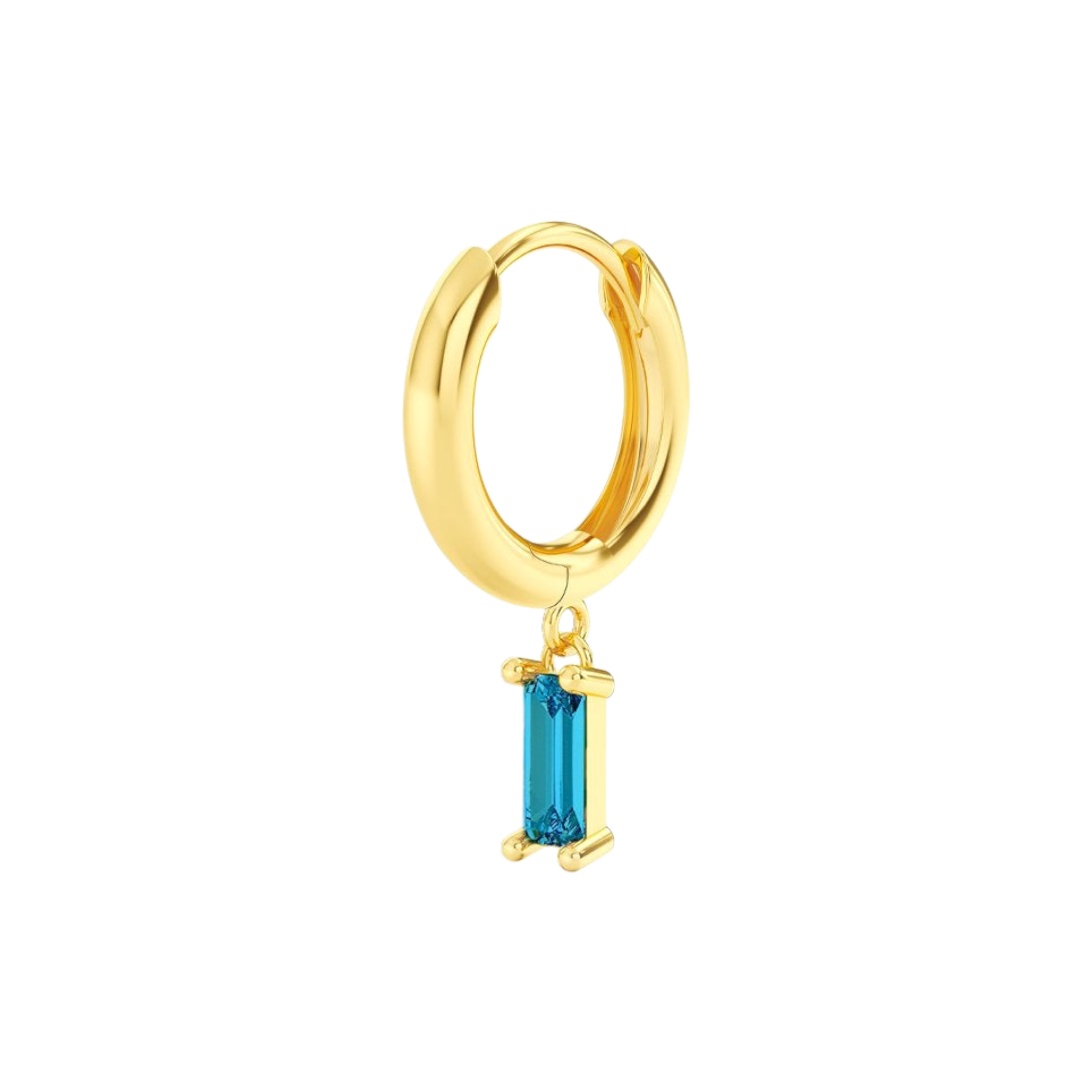 Orecchino Amabile | Hoop Baguette