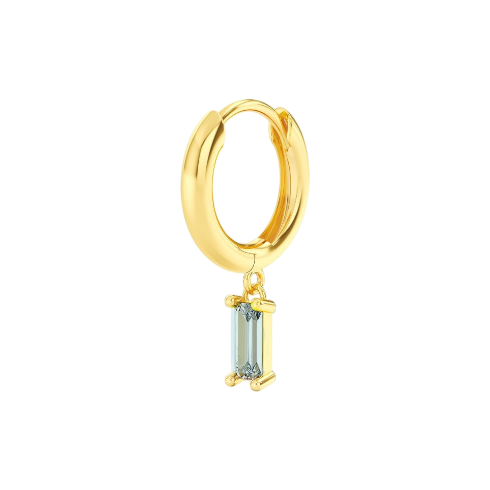 Orecchino Amabile | Hoop Baguette