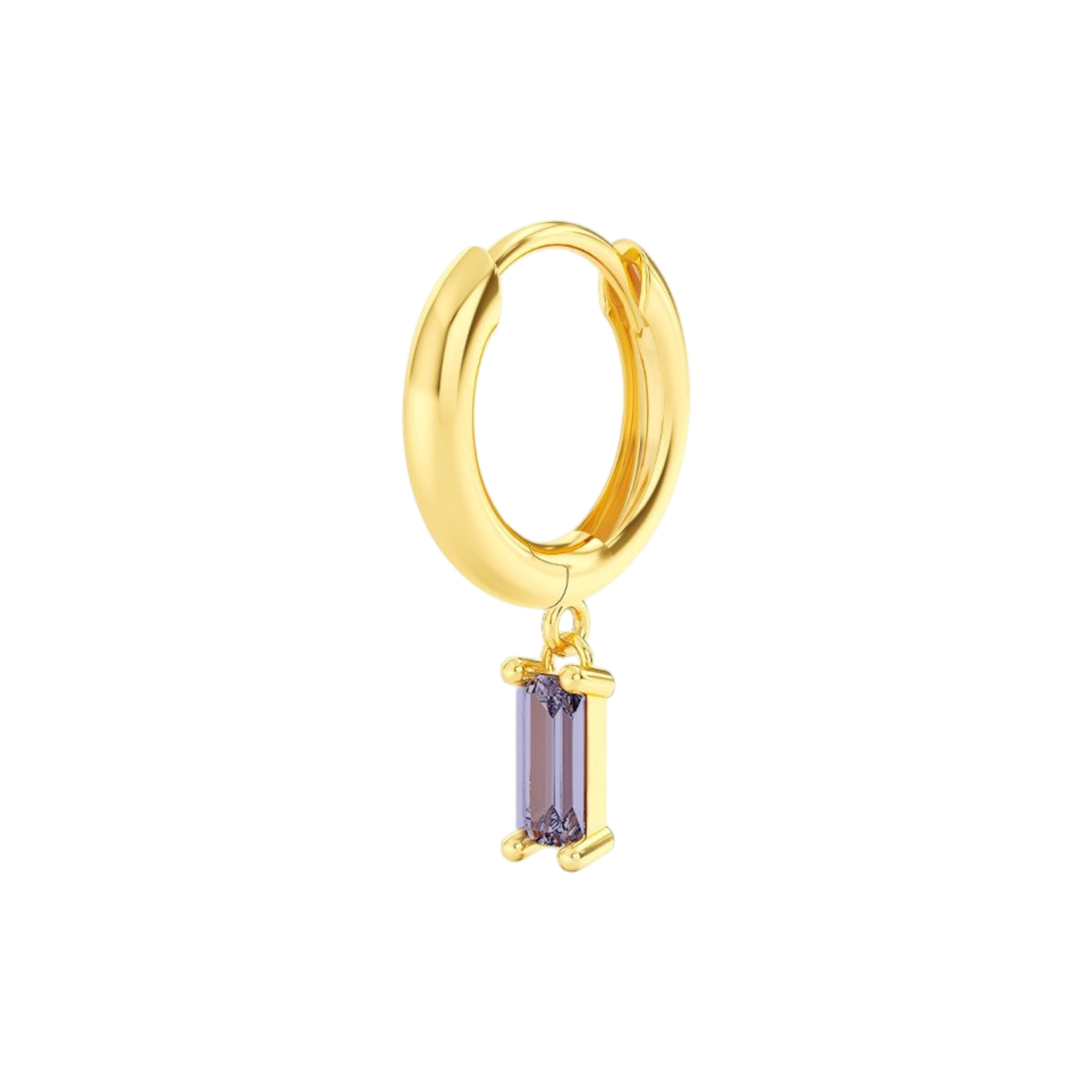 Orecchino Amabile | Hoop Baguette