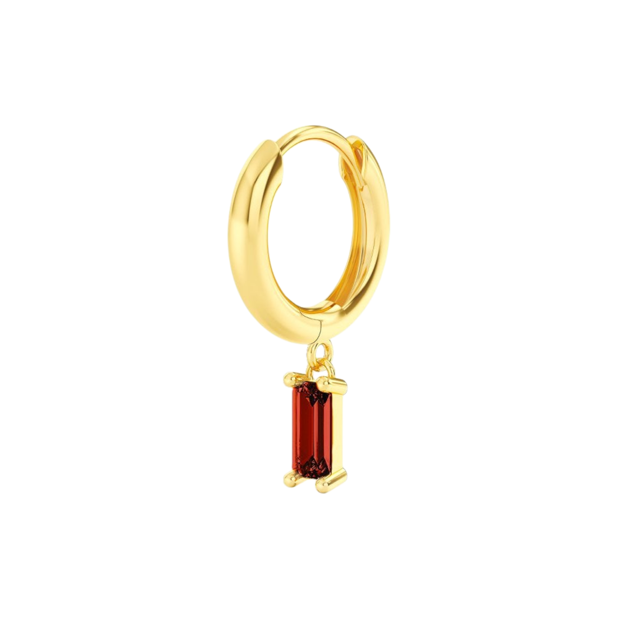 Orecchino Amabile | Hoop Baguette