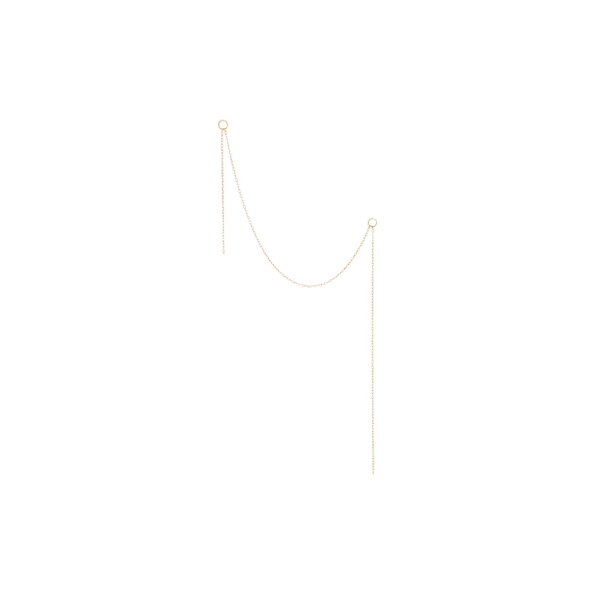 MAMAN ET SOPHIE Orecchini Maman Et Sophie | Piercing Oro Giallo 18kt con oro