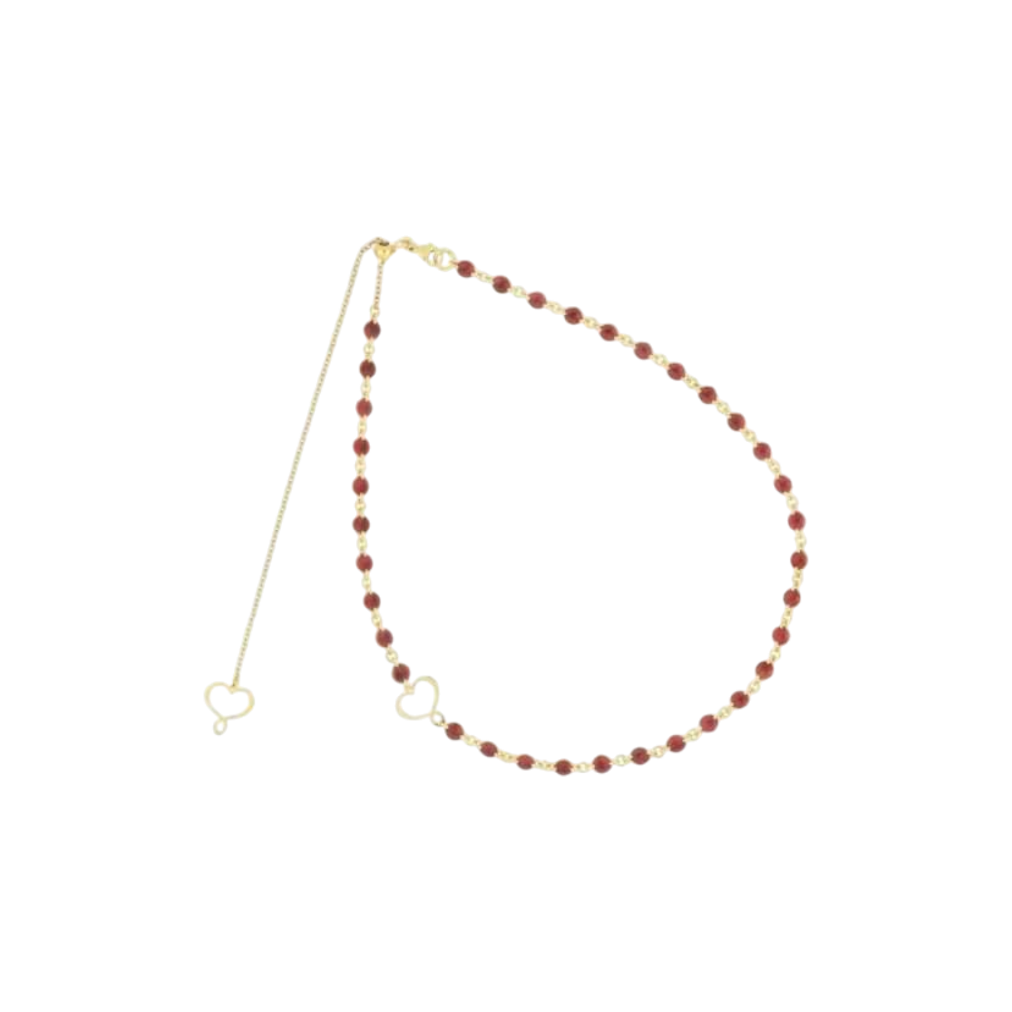 MAMAN ET SOPHIE Collana Maman Et Sophie | Girocollo Smalto Bordeaux con argento