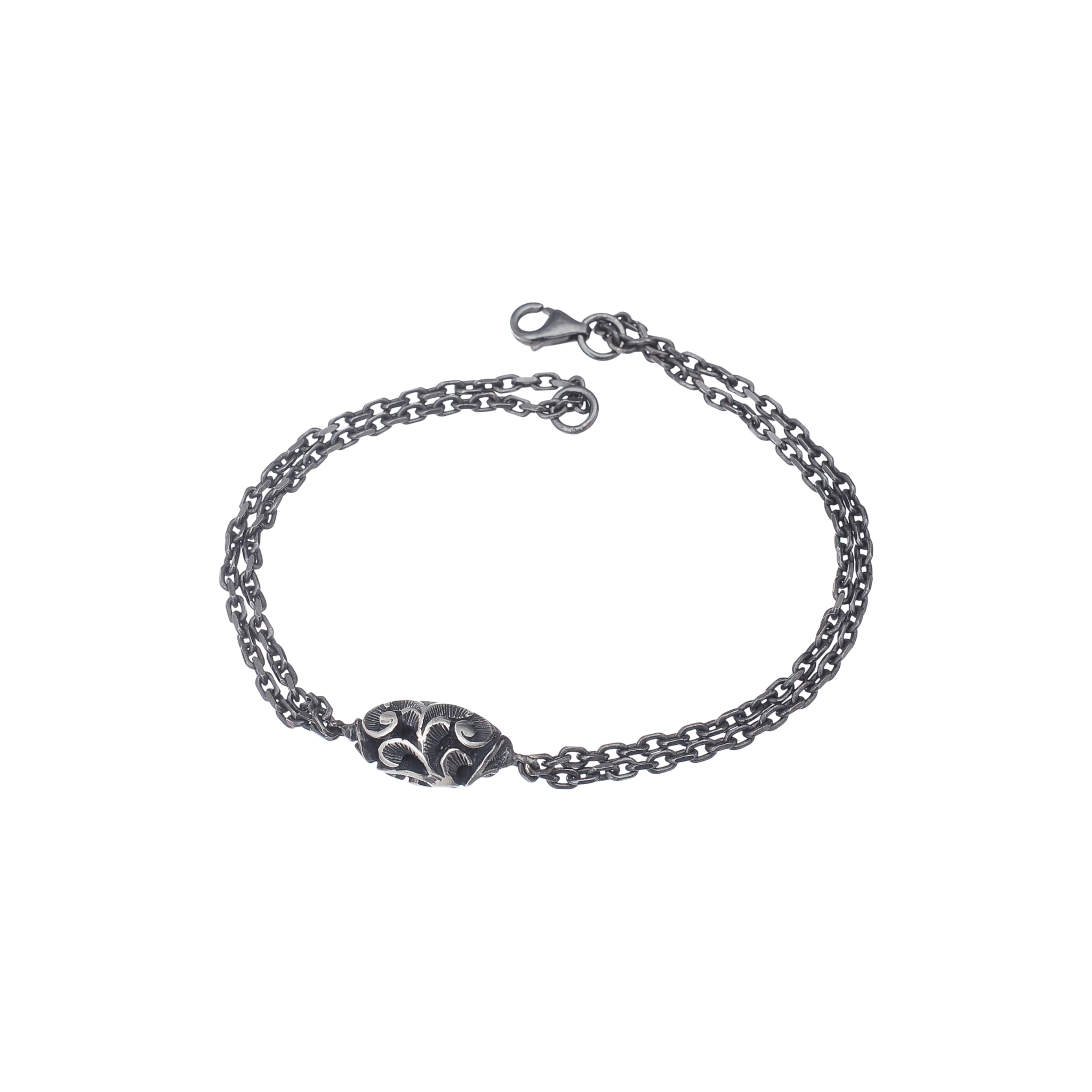 MARIA E LUISA JEWELS Shiva Lingam Onice con argento