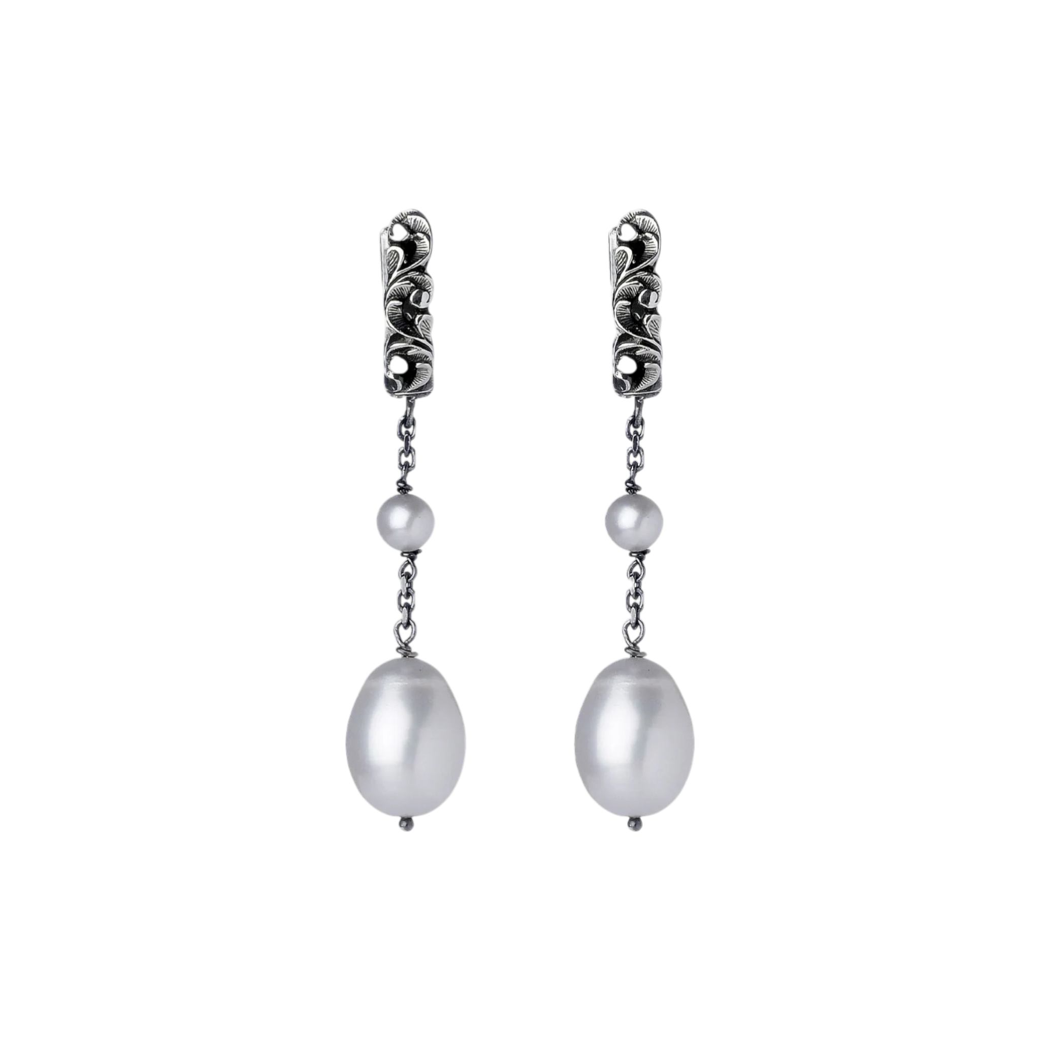 MARIA E LUISA JEWELS Orecchini Maria e Luisa Jewels | Perla Lariat S con argento