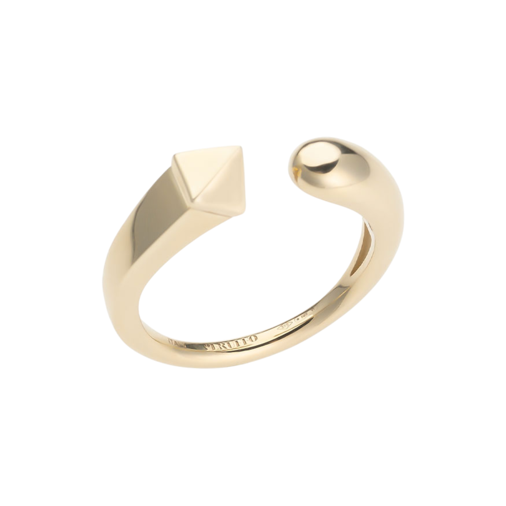 PERUFFO Drops Ring con Oro 9kt misura 14