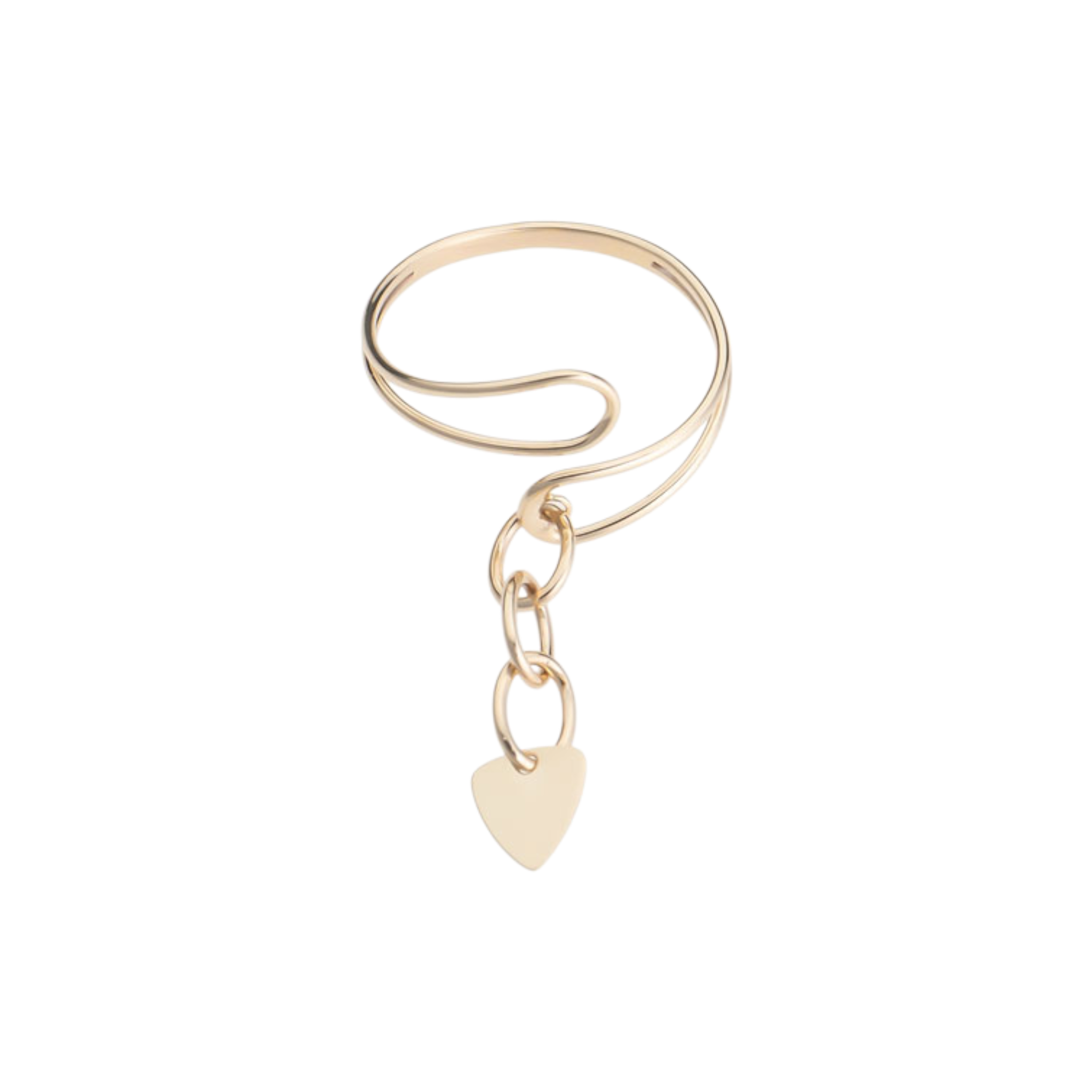 PERUFFO Loop Open Ring con Oro 9kt misura 14