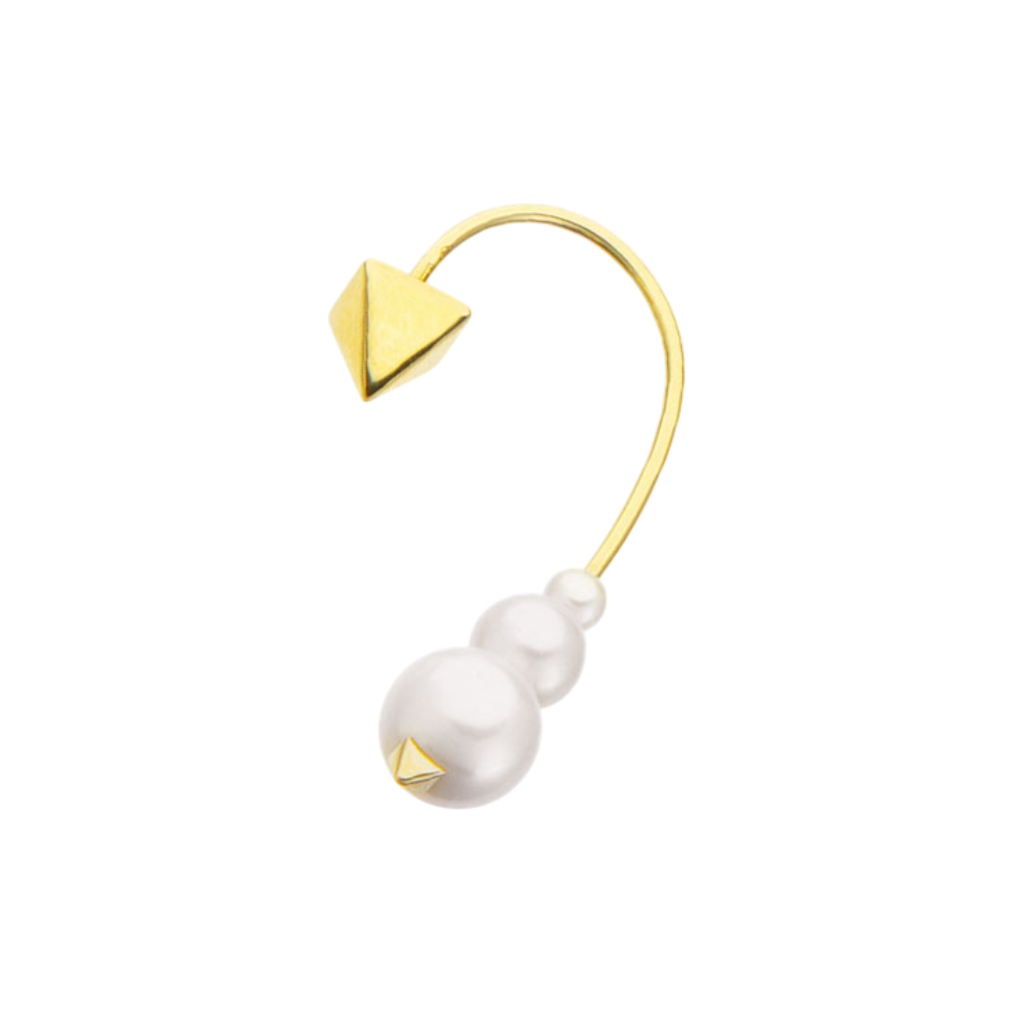 PERUFFO Curve Mini Pearls con Oro 9kt