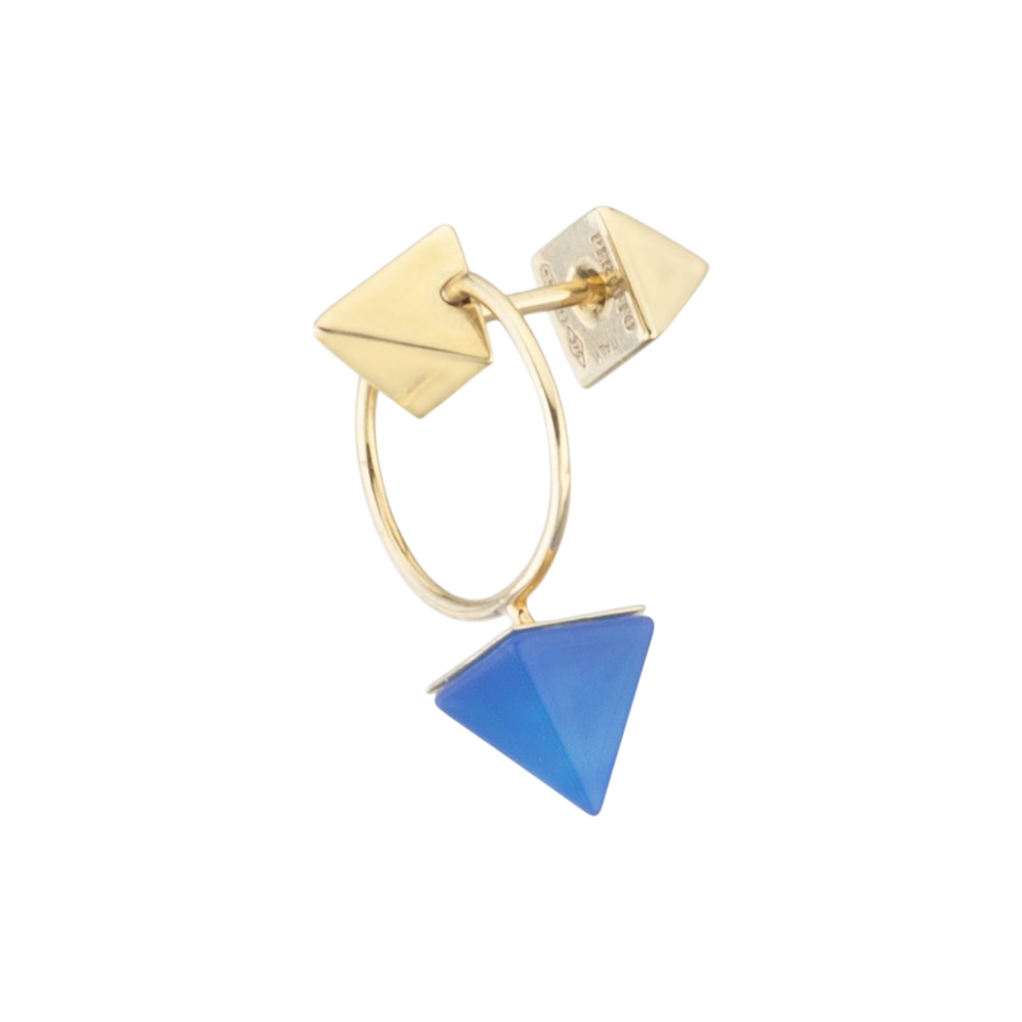 PERUFFO Target Agata Blu con Oro 9kt