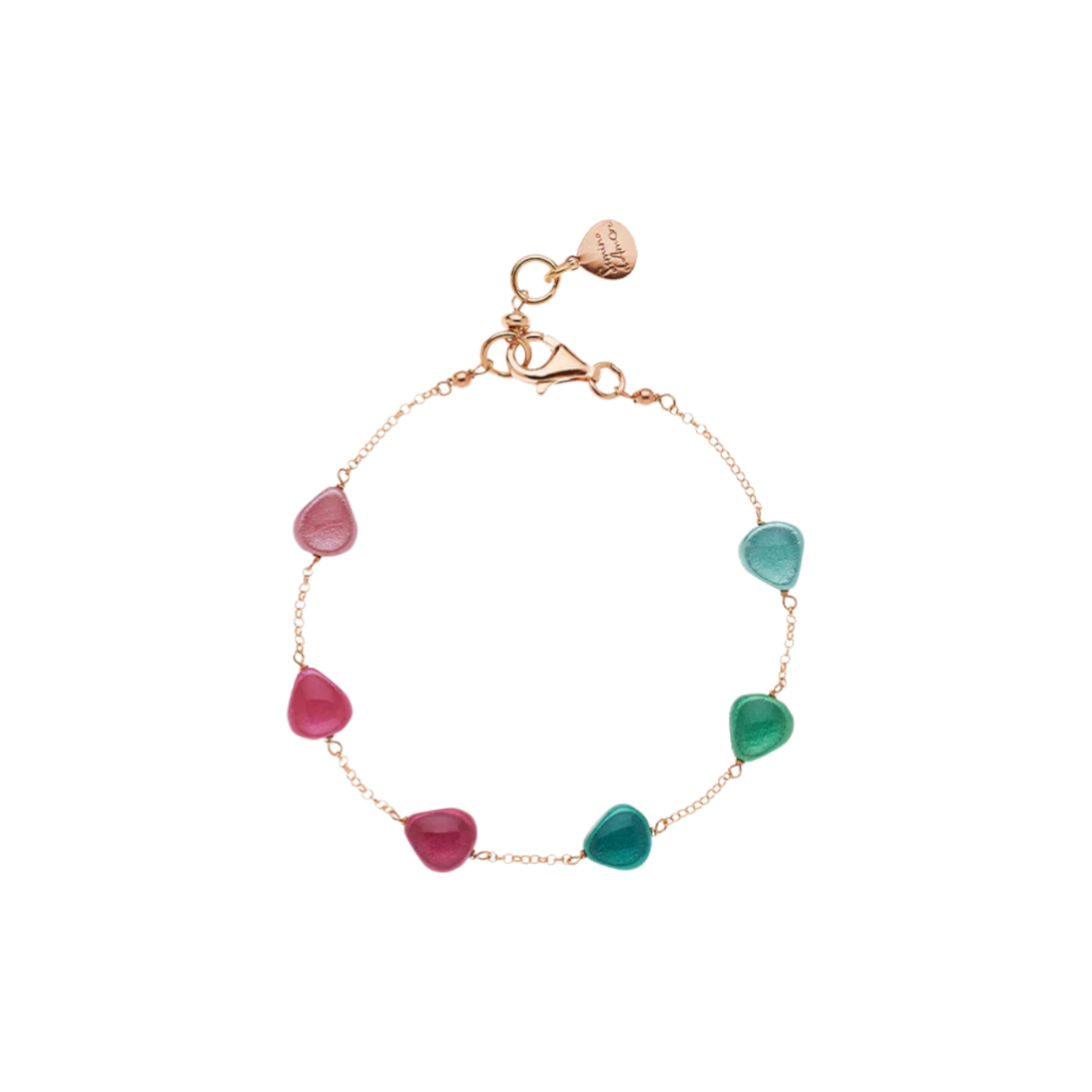 ROSSOPREZIOSO Bracciale Rosso Prezioso | Semino D'Amore Tourmaline con argento
