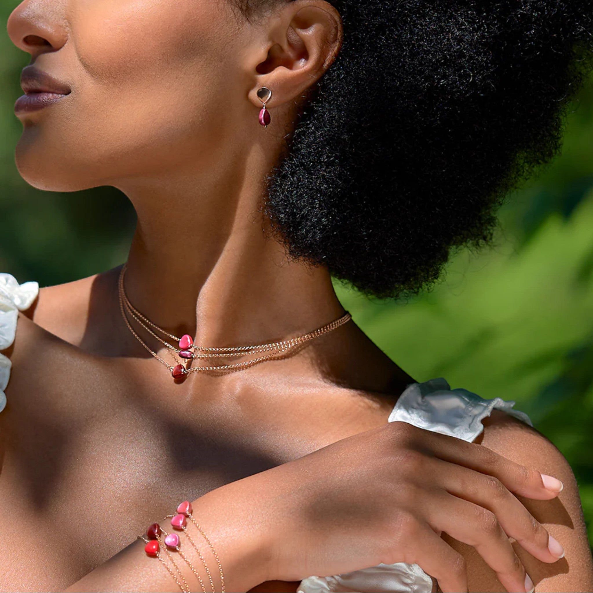 Orecchino Rossoprezioso | Semino D'Amore Duo