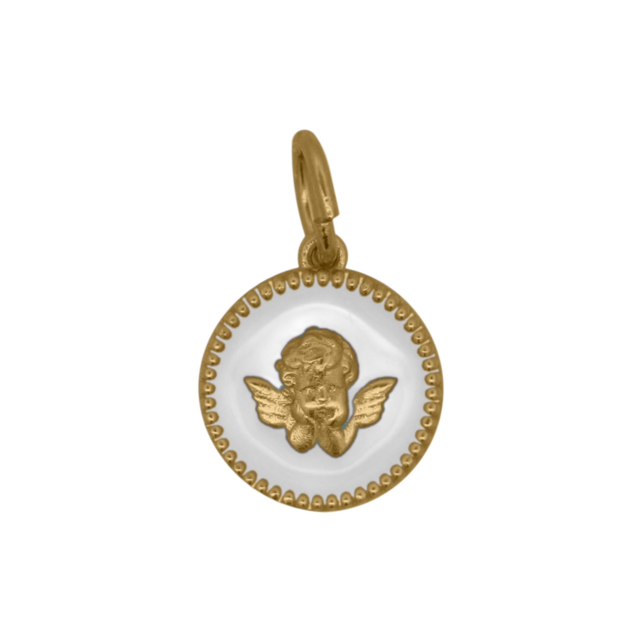 RUE DES MILLE Ciondolo Rue des Mille | Medaglia Angelo Bianco · Charm Bar