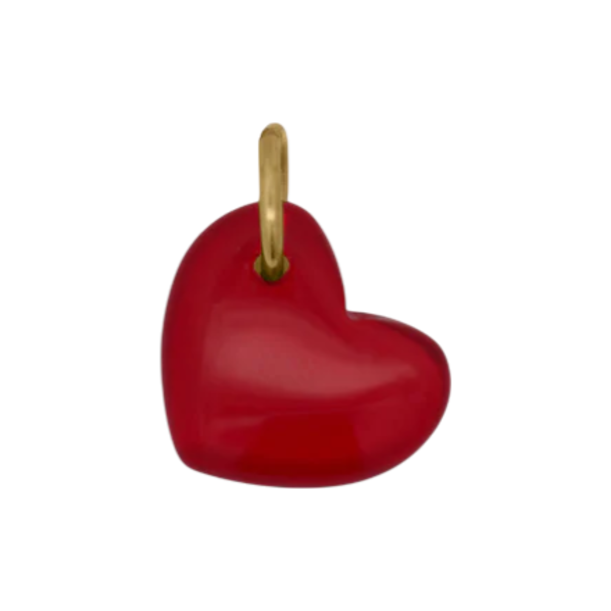 RUE DES MILLE Ciondolo Rue des Mille | Cuore Rosso · Charm Bar con lega