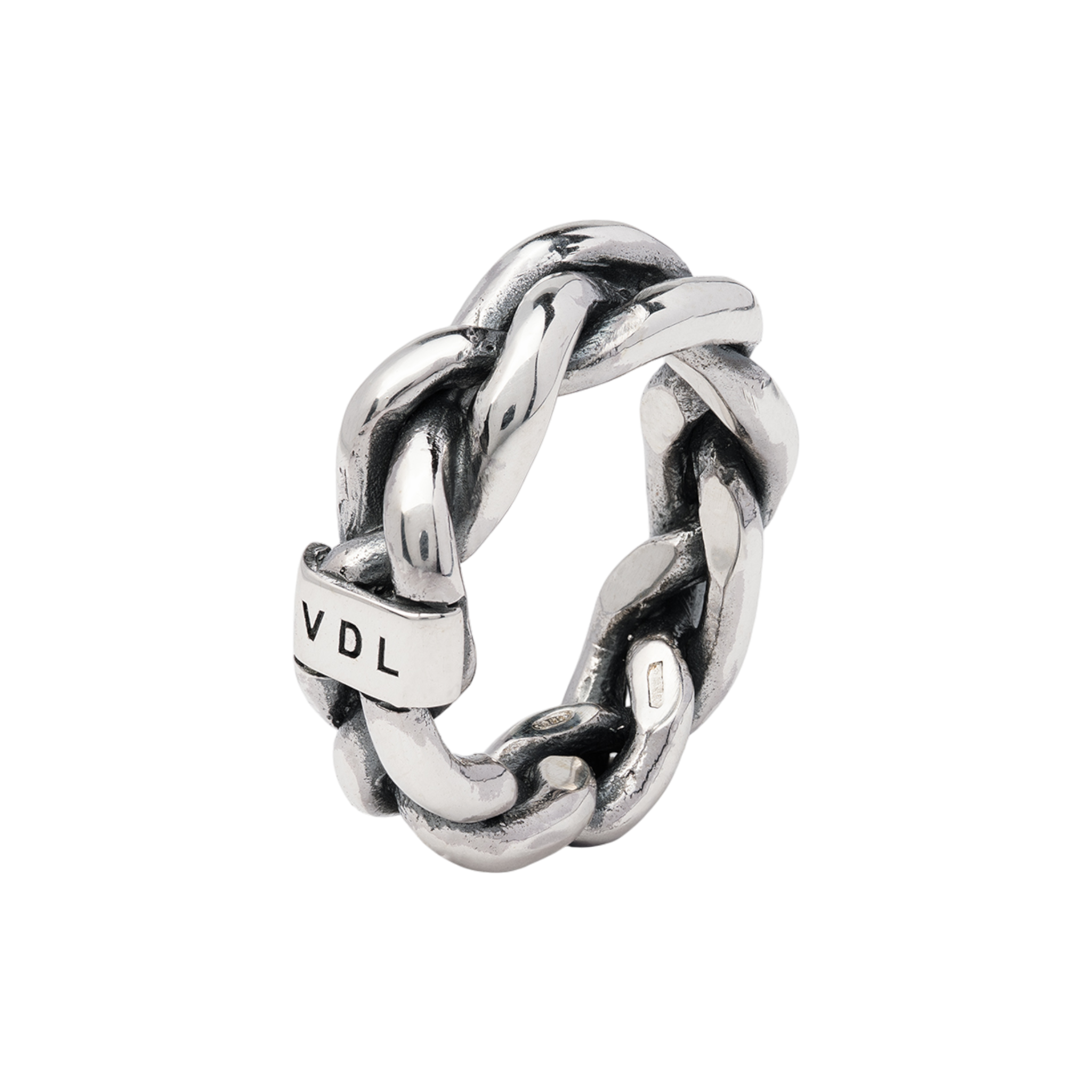 VALENTINO DI LEONARDO Anello Valentino Di Leonardo | Braid con argento misura 21