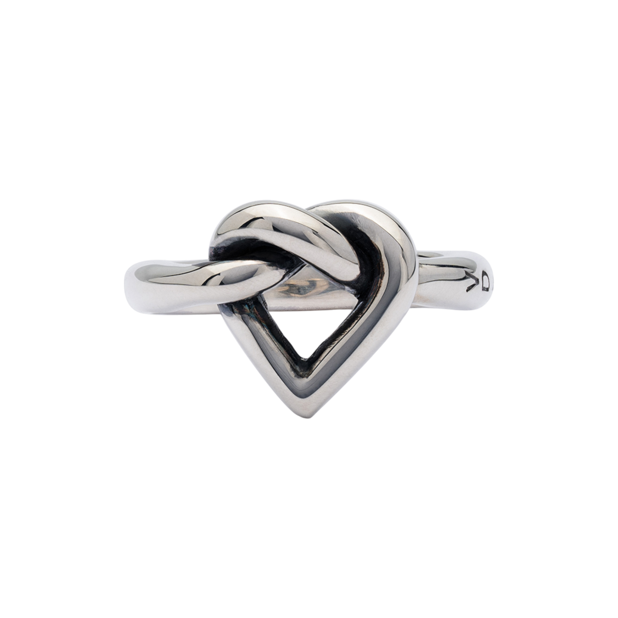 VALENTINO DI LEONARDO Heartknot con argento misura 13