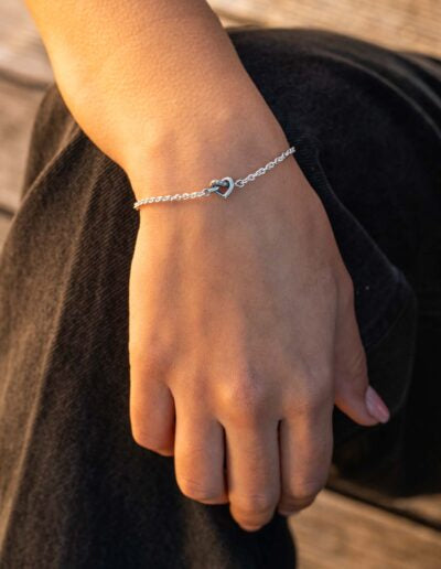 Bracciale Valentino Di Leonardo | Heart Chain Diamanti