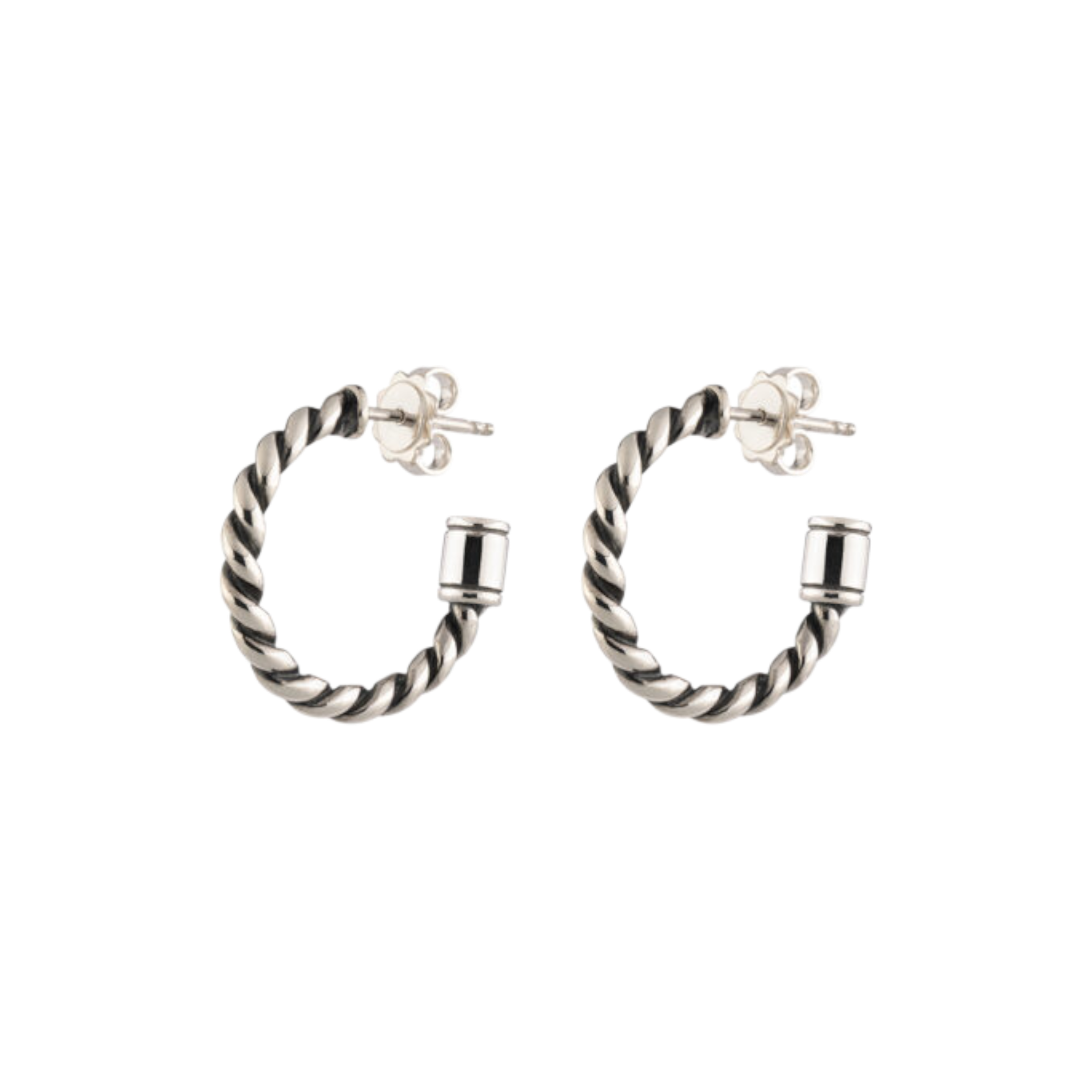 VALENTINO DI LEONARDO Orecchini Valentino Di Leonardo | Cerchi Rope con argento