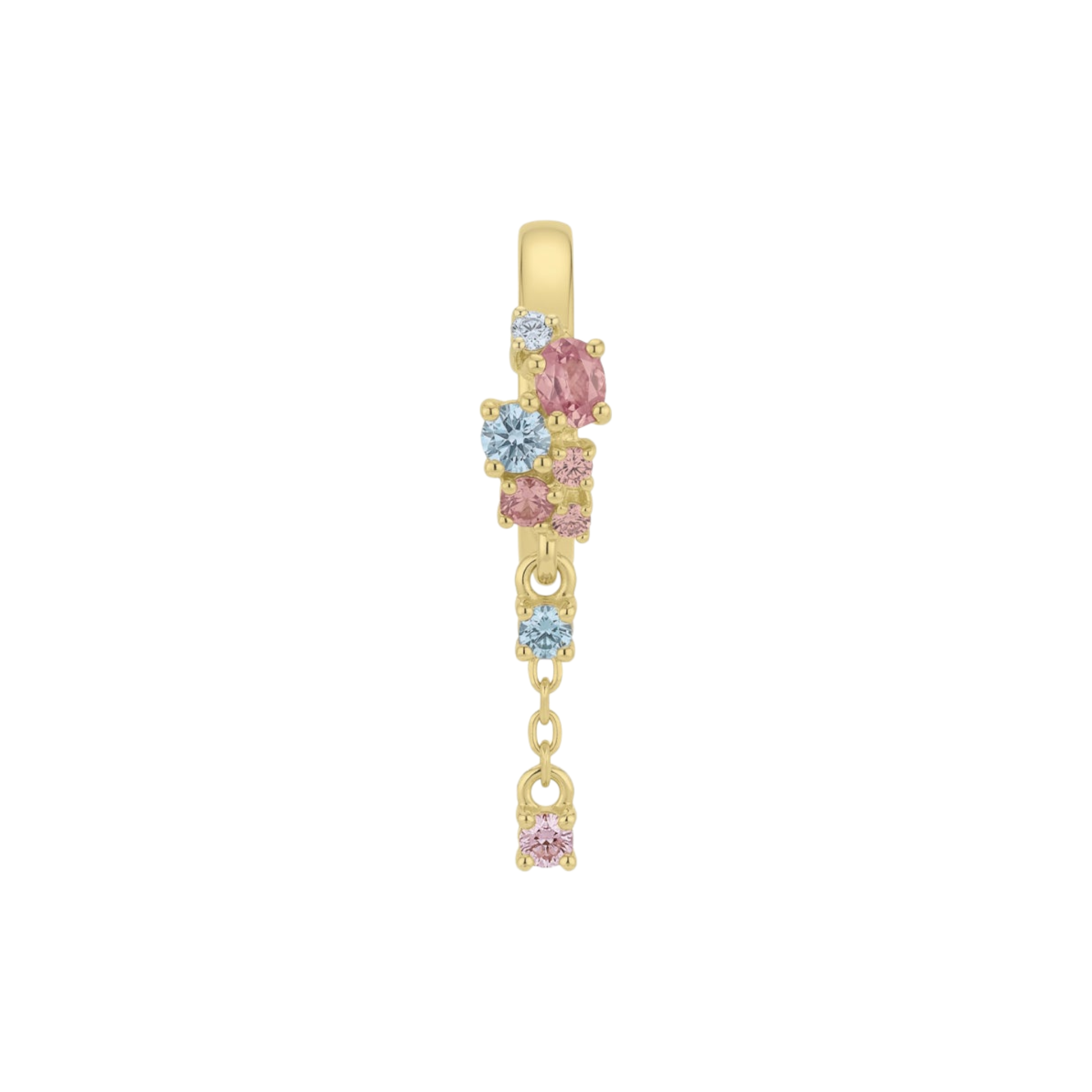 Orecchino Amabile | Hoop Pink Lagoon