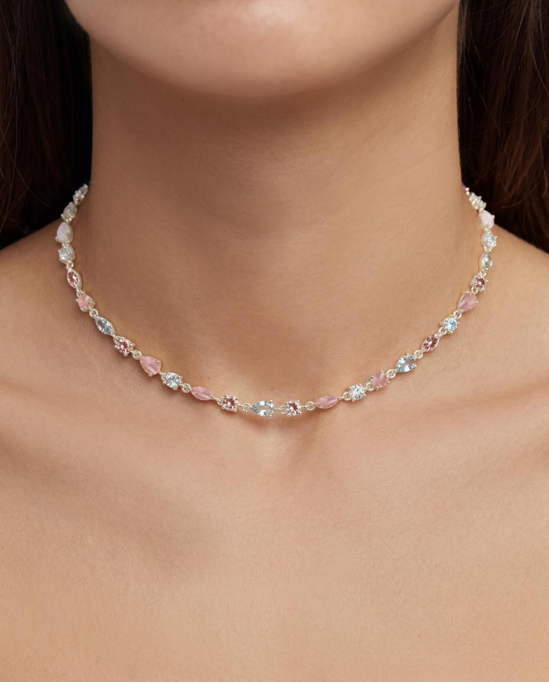Collana Amabile | Choker Pink Lagoon