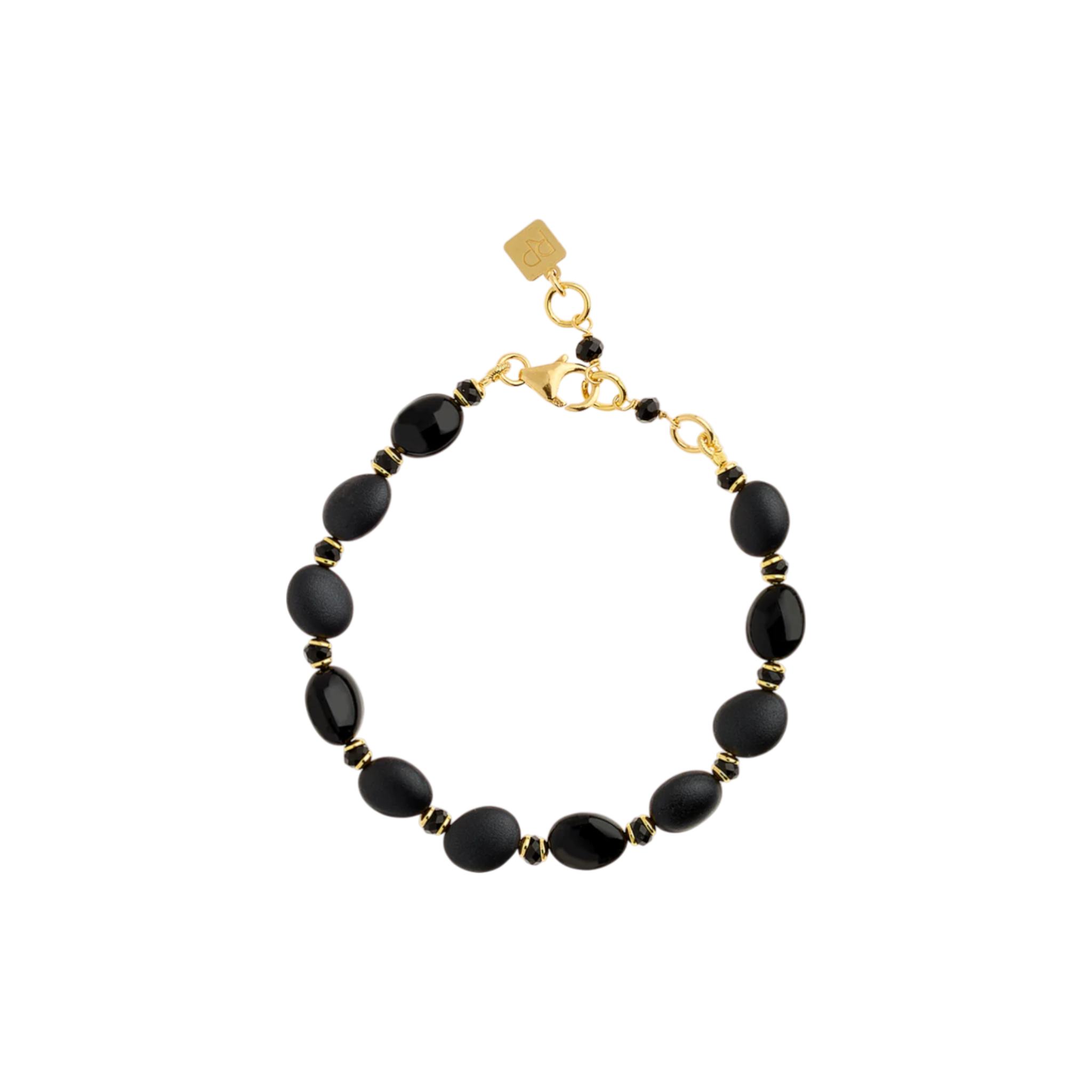 ROSSOPREZIOSO Bracciale Rosso Prezioso | Black Leopard con argento