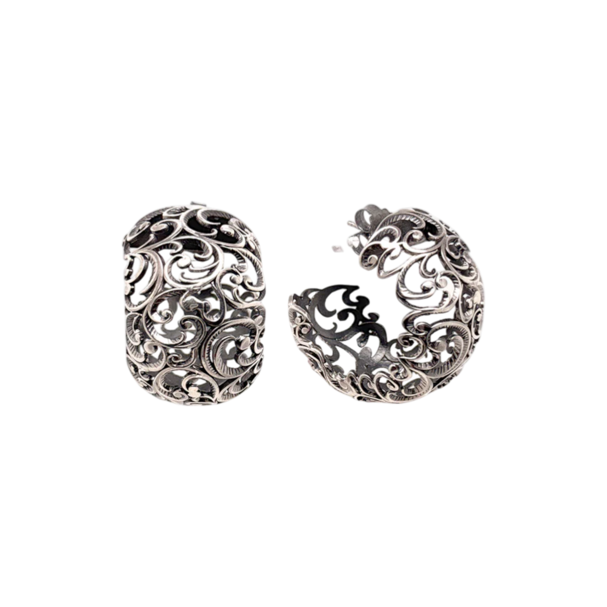 MARIA E LUISA JEWELS Orecchini Maria e  Luisa Jewels | Cerchio Bombato Mini con argento