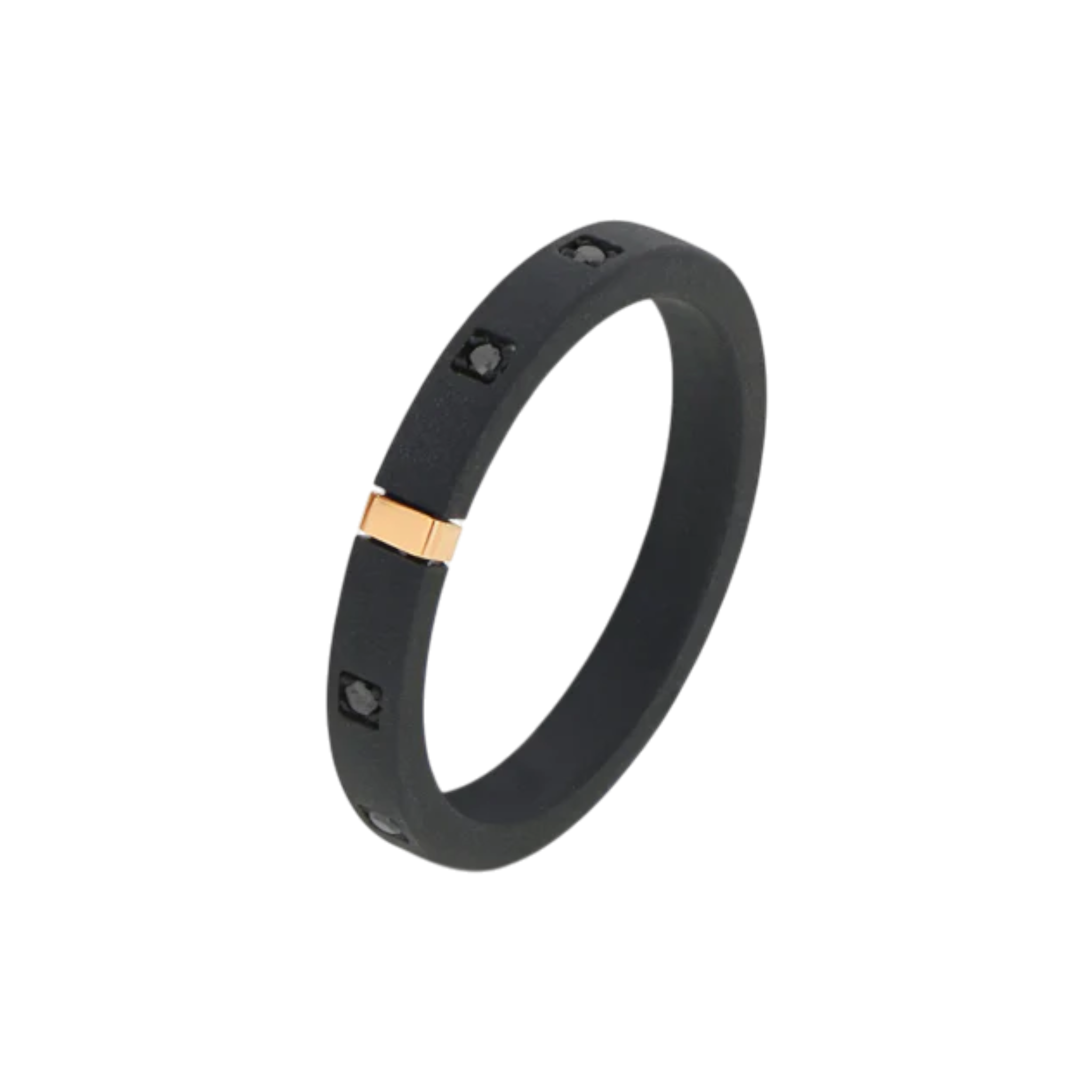 Anello Mano J | Veretta in Titanio Nero
