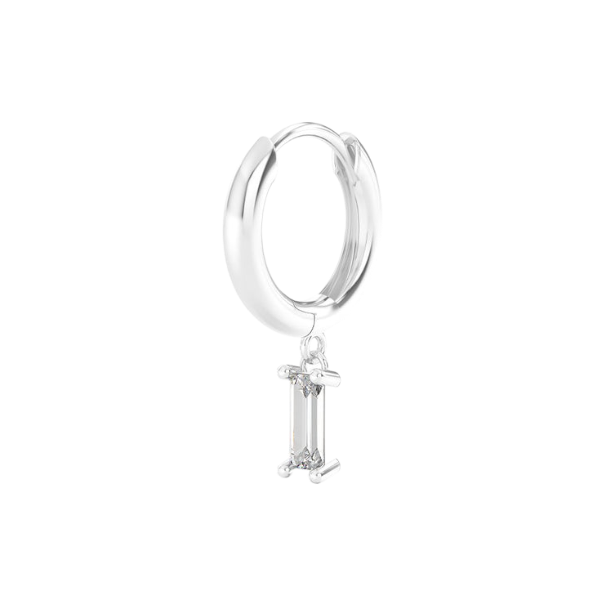 AMABILE Orecchino Amabile | Hoop Baguette