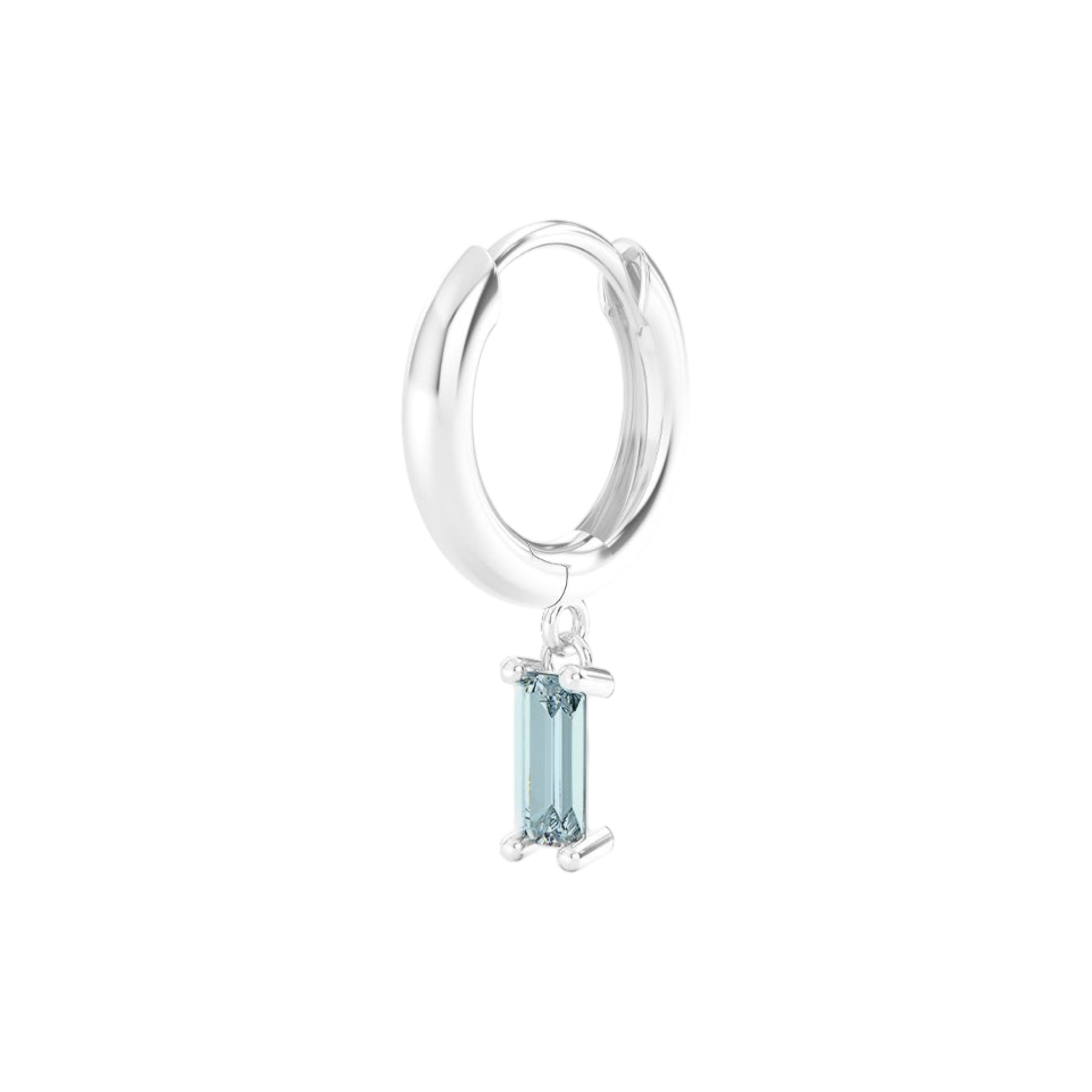 Orecchino Amabile | Hoop Baguette