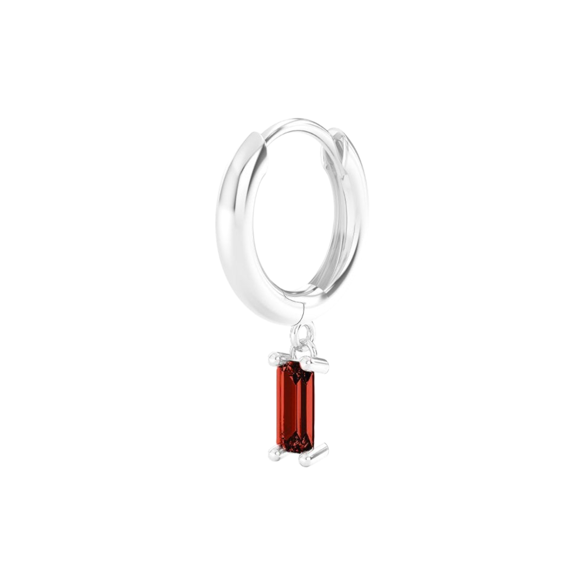 Orecchino Amabile | Hoop Baguette