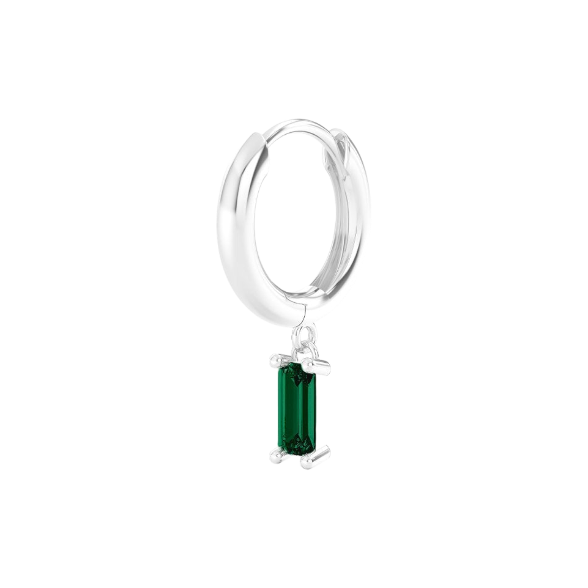 Orecchino Amabile | Hoop Baguette