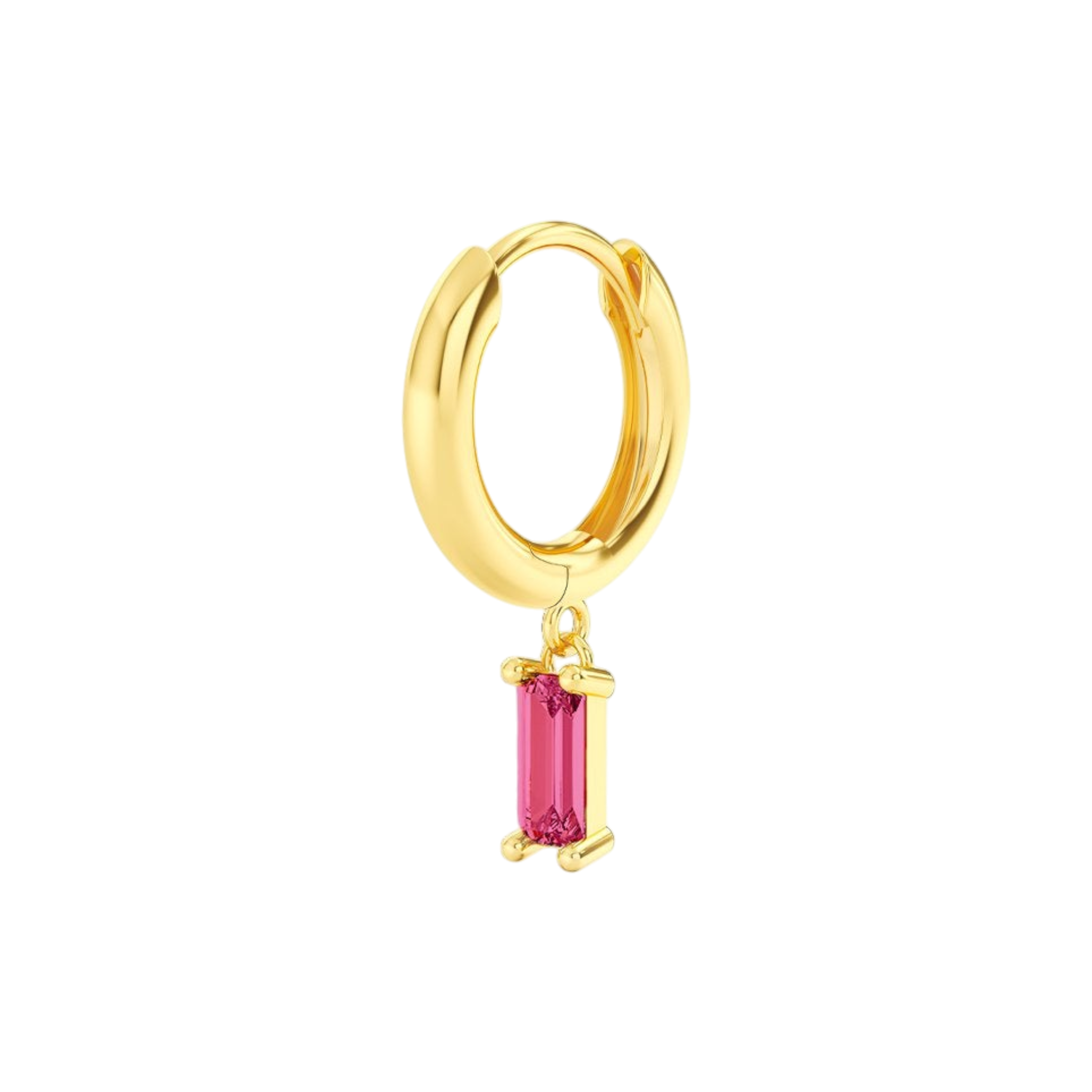 Orecchino Amabile | Hoop Baguette