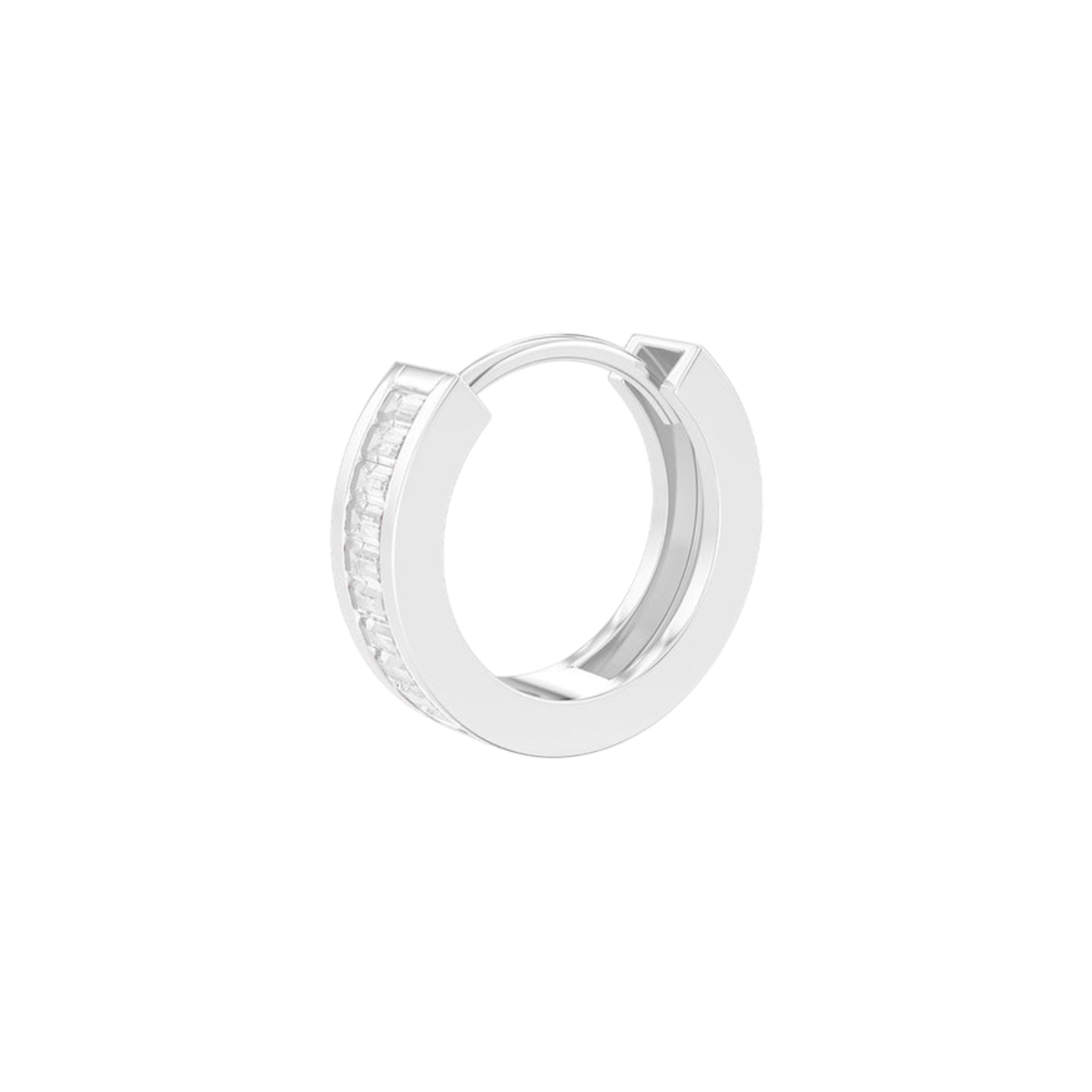 AMABILE Orecchino Amabile | Hoop Zirconia con Argento