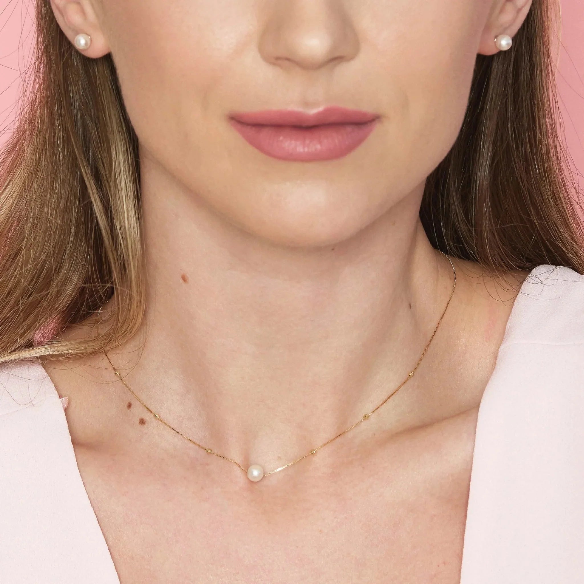 Collana LeLune | Oro e Perla