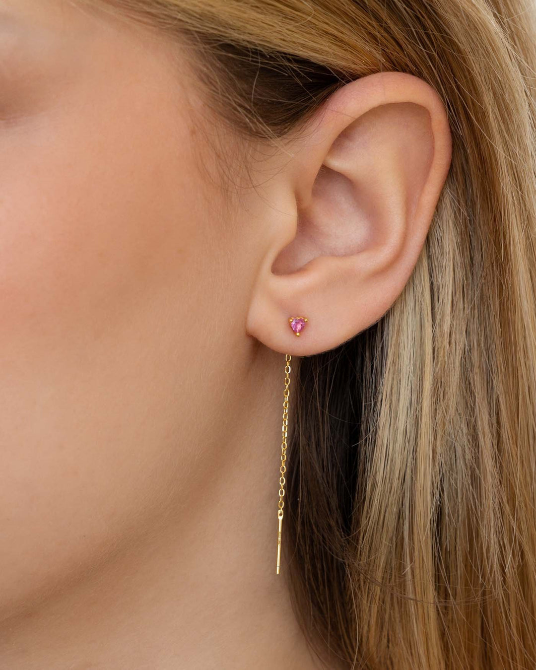 Orecchino Amabile | Lovli Cuore Fucsia