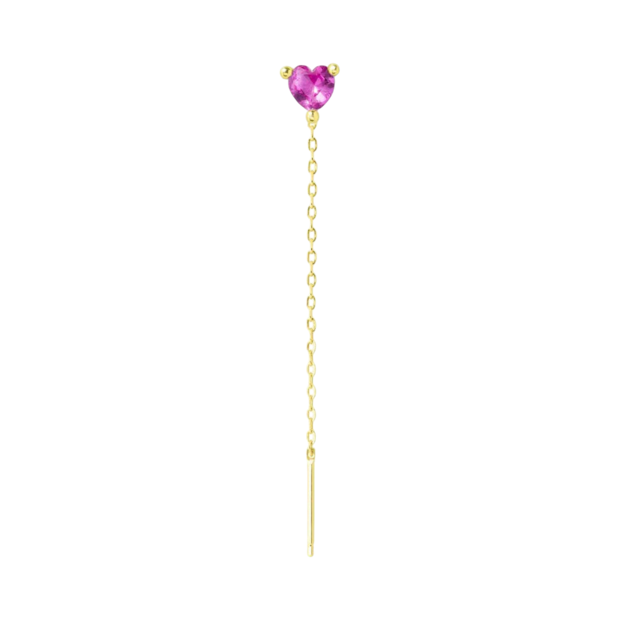 Orecchino Amabile | Lovli Cuore Fucsia