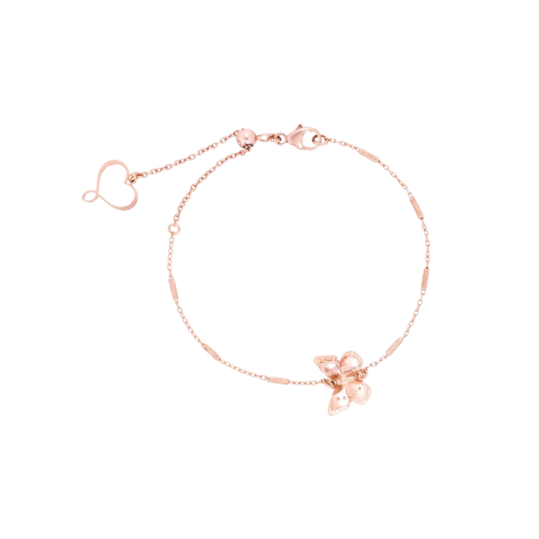 MAMAN ET SOPHIE Bracciale Maman Et Sophie | Farfalla Grande In Galvanica Oro Rosa con argento