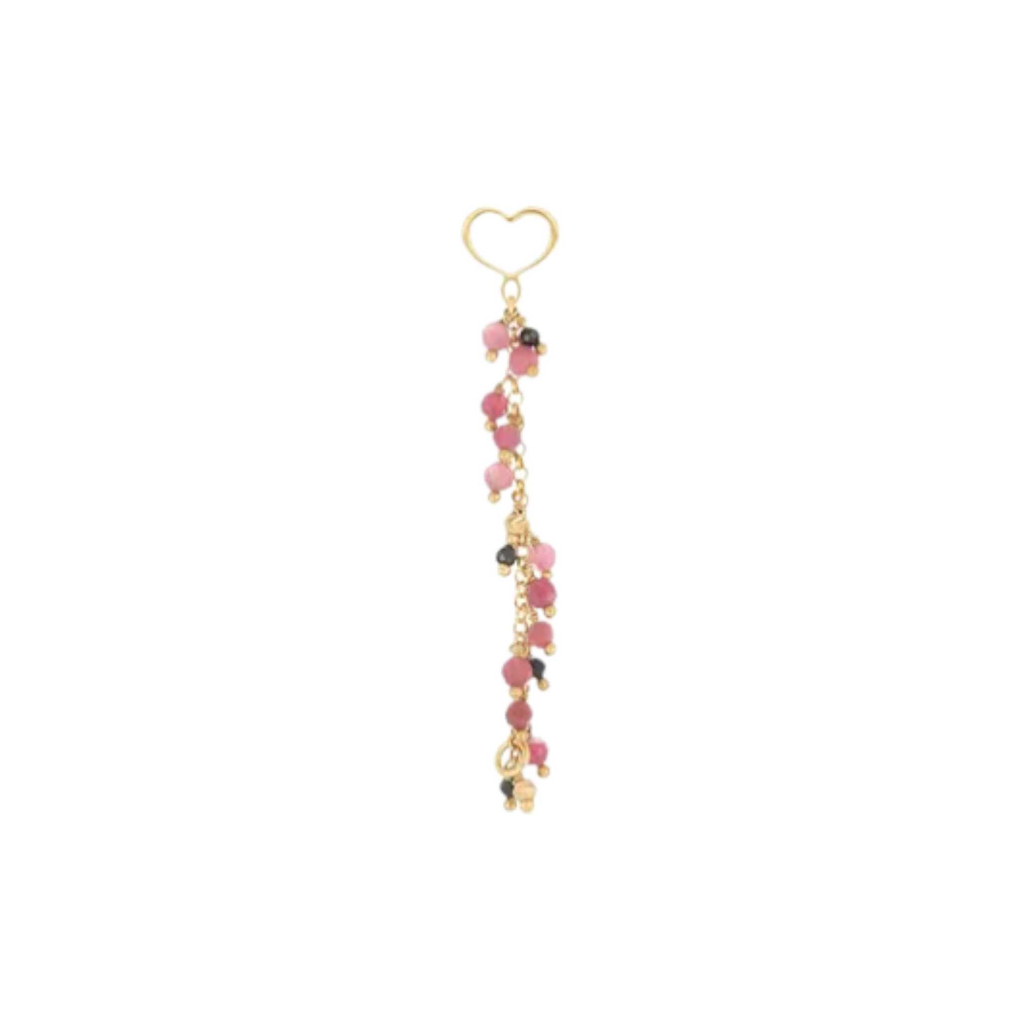 MAMAN ET SOPHIE Orecchini Maman Et Sophie | Frange Tormalina Rosa con argento