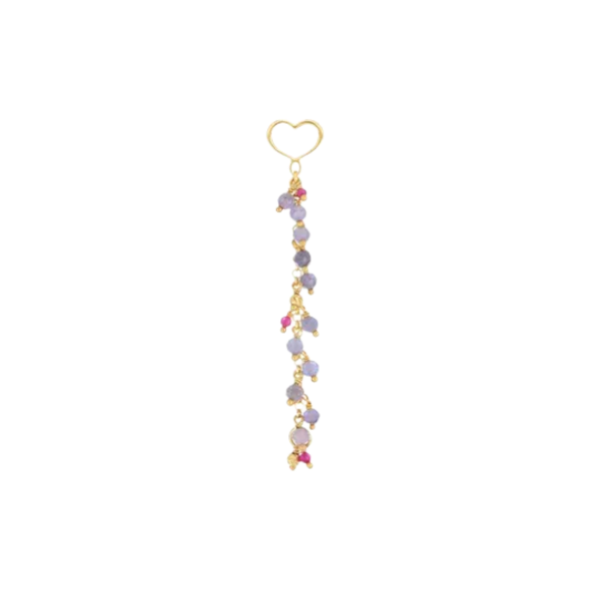 MAMAN ET SOPHIE Orecchini Maman Et Sophie | Frange Tanzanite con argento