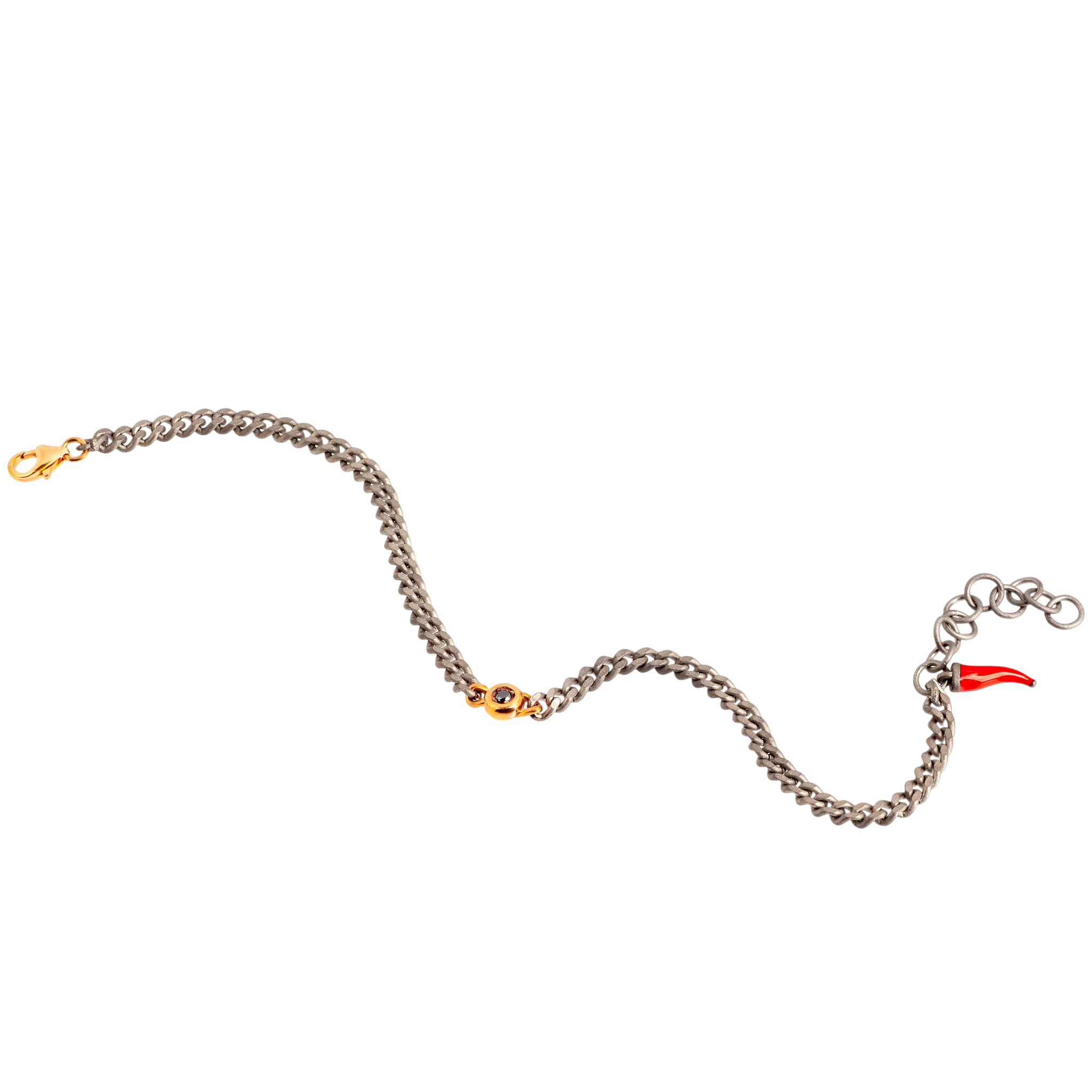 Bracciale Uomo Mano J | Groumette Punto Luce