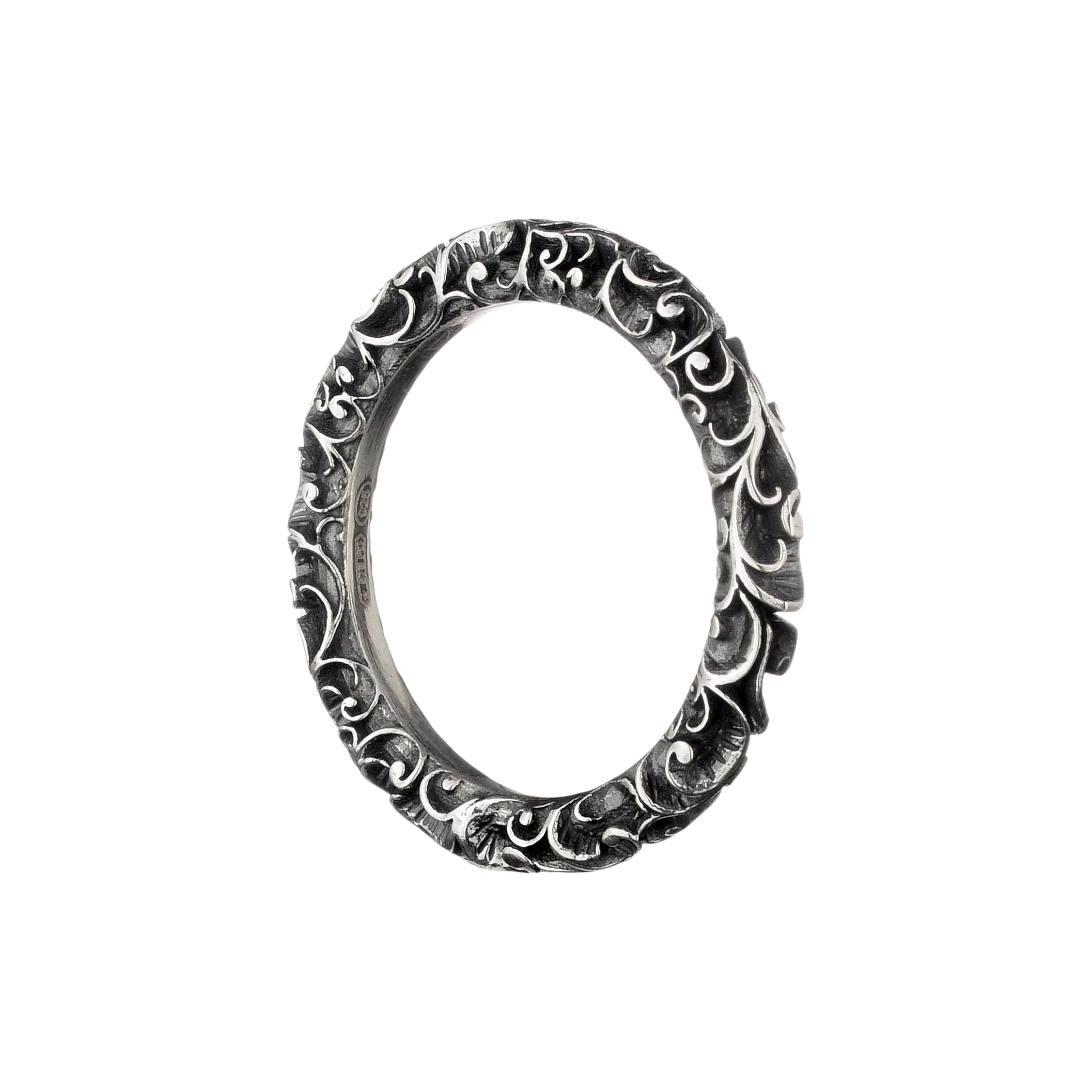 MARIA E LUISA JEWELS Fede Sottile con argento misura 15