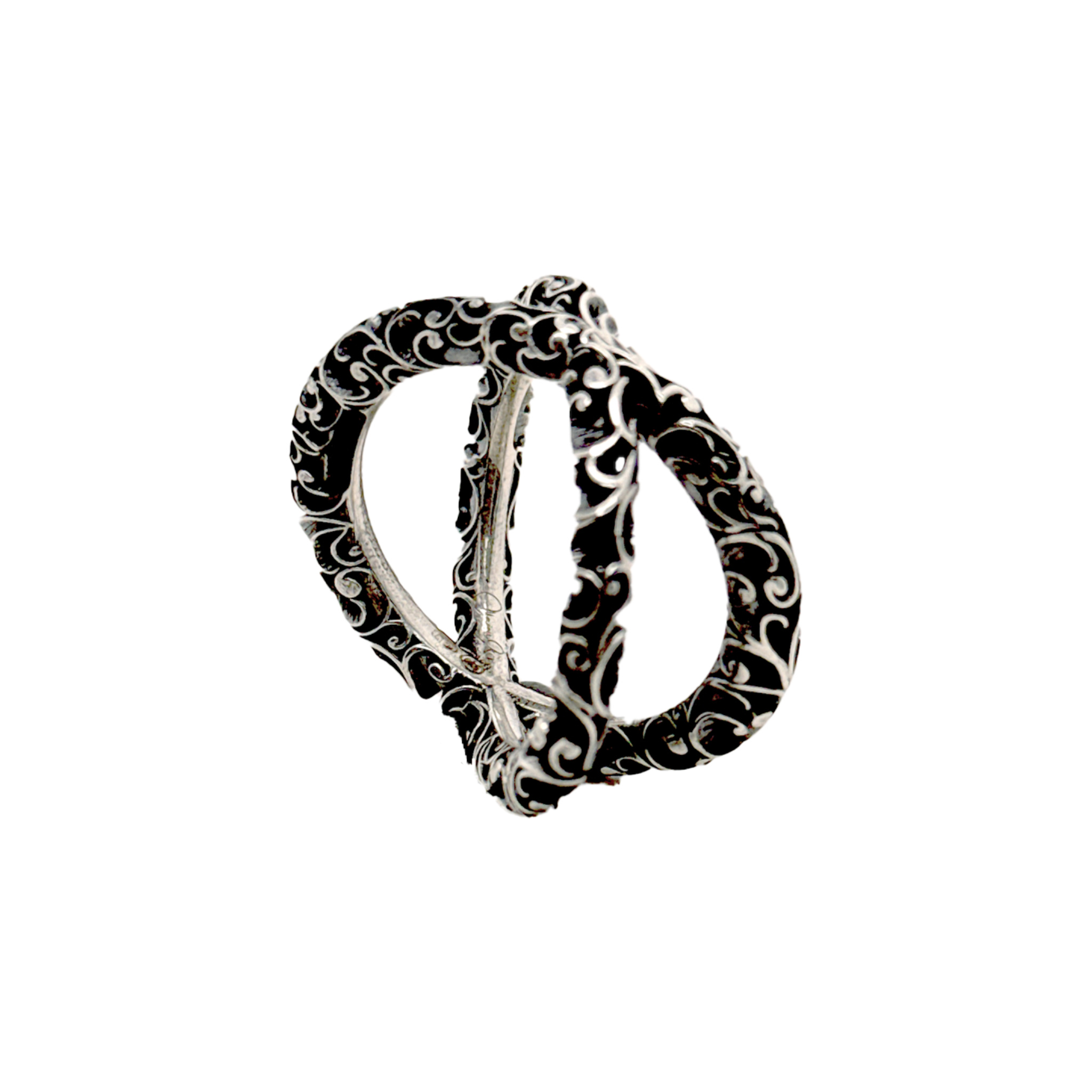 MARIA E LUISA JEWELS Anello Maria E Luisa Jewels | Fedi Sottili Intrecciate con argento misura 16