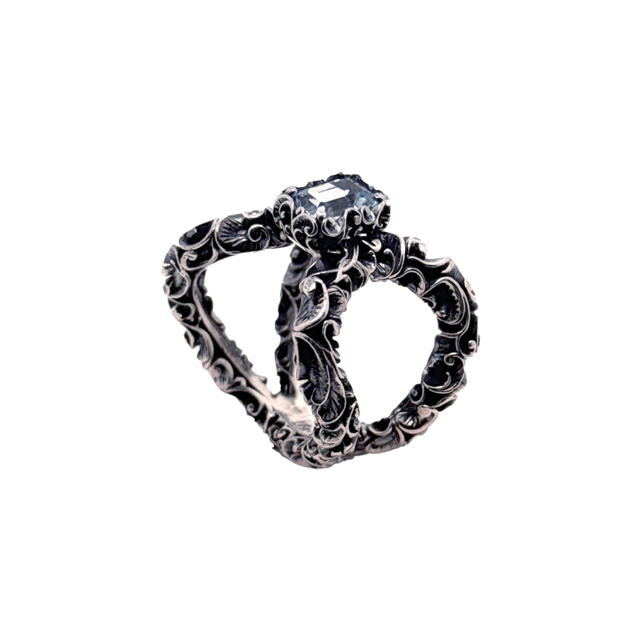 MARIA E LUISA JEWELS Anello Maria E Luisa Jewels | Fleur Topazio con argento misura 16