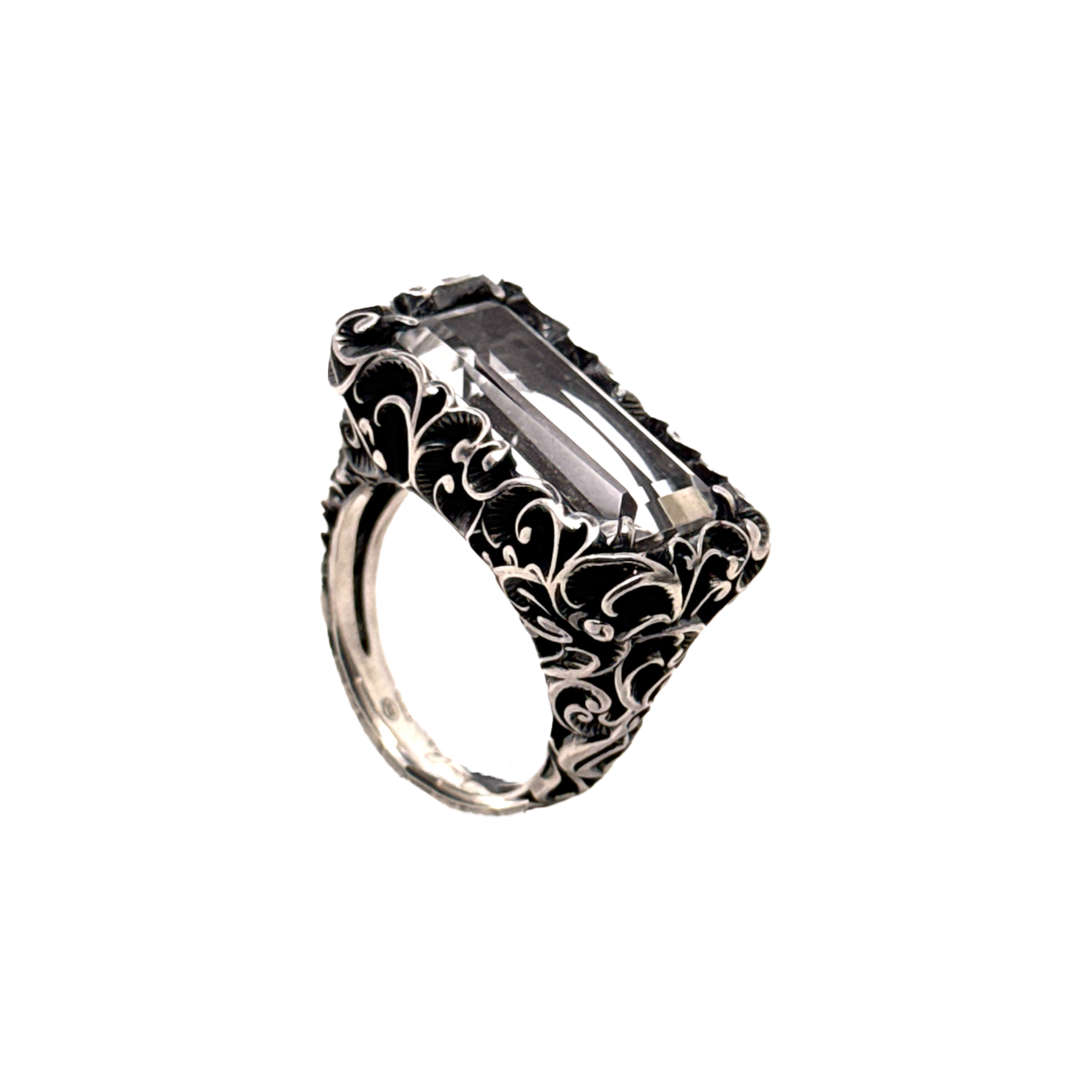 MARIA E LUISA JEWELS Anello Maria E Luisa Jewels | Baguette con argento misura 16