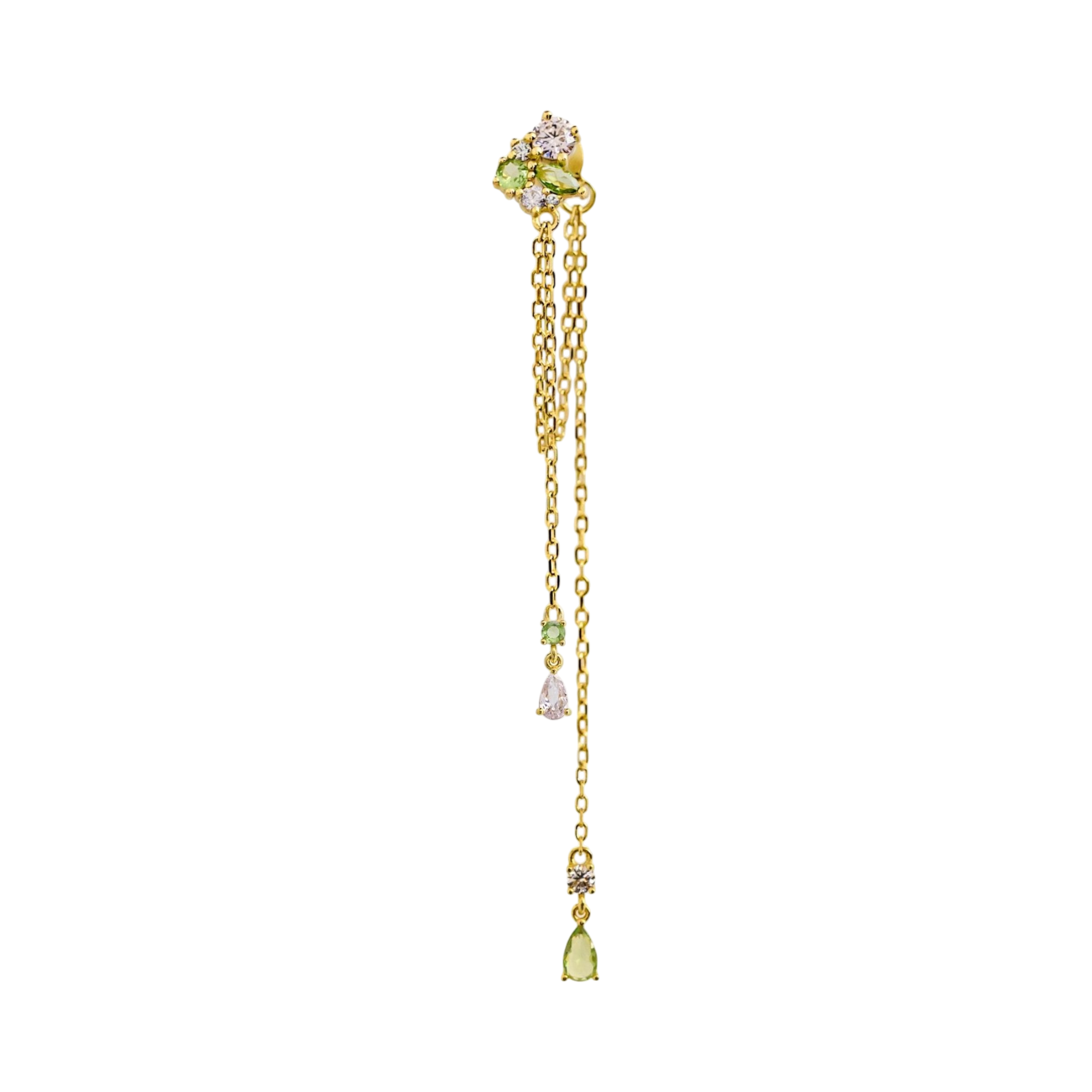 AMABILE Orecchini Amabile | Bond Fleur in Placcato Oro con Sinistro