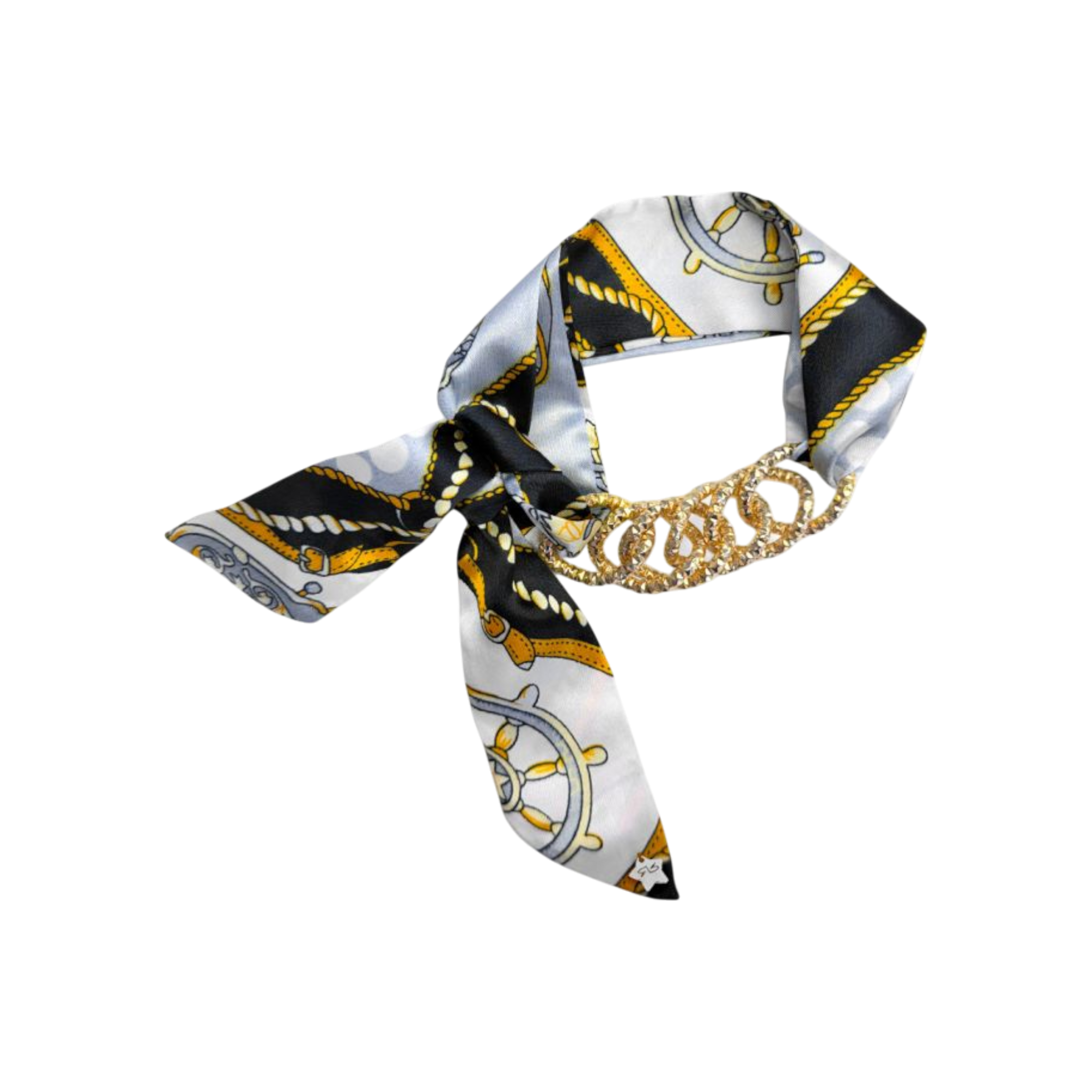 REBECCA Foulard e Catena 01 con lega leggera